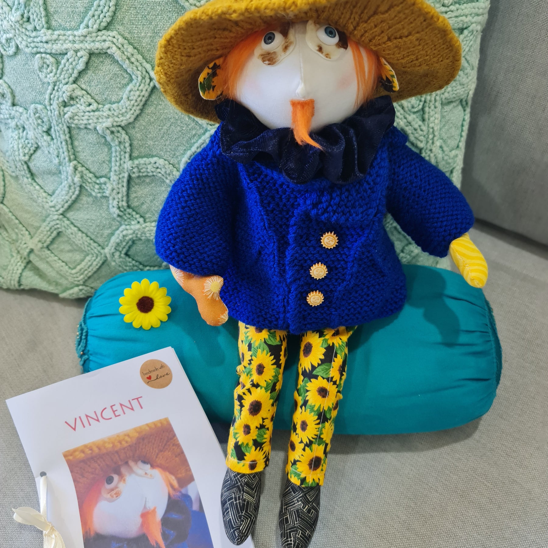 Handmade Art Doll - Vincent Van Gogh