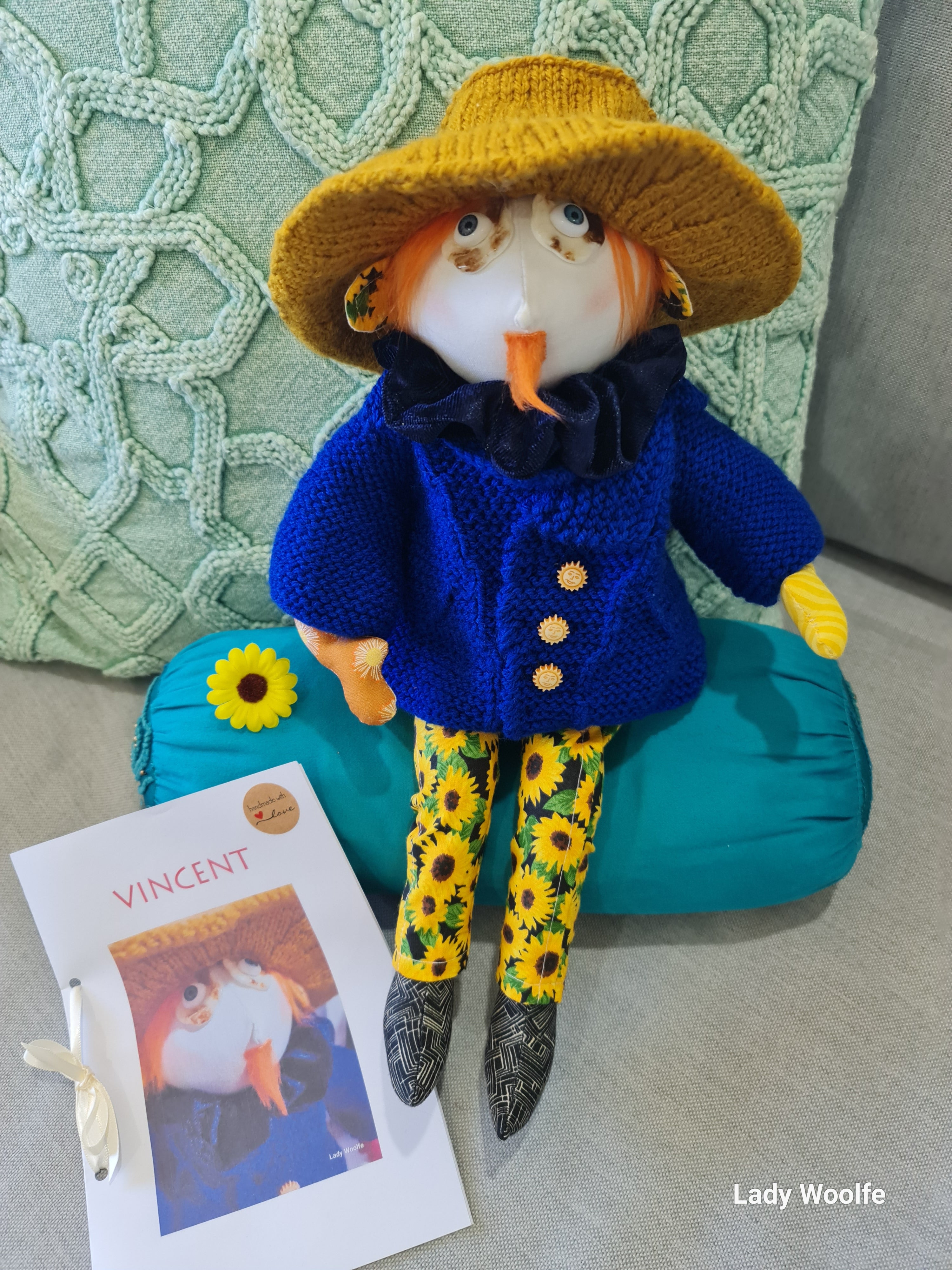 Handmade Art Doll - Vincent Van Gogh