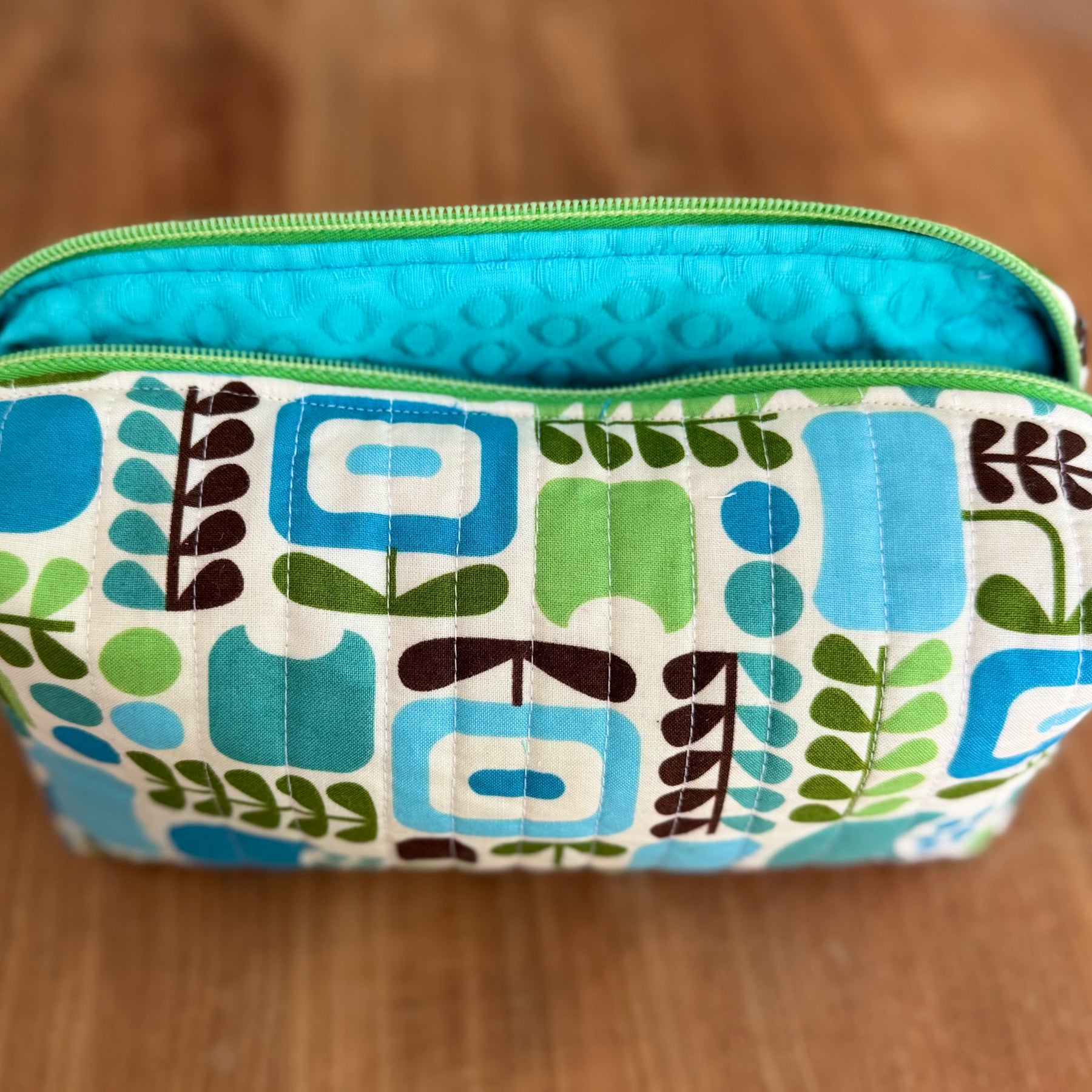 Quilted Box Pouch Bags