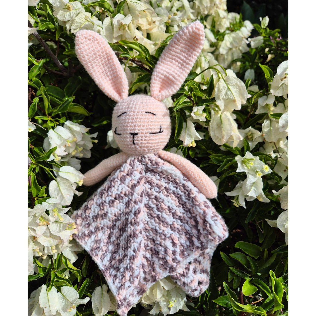 Bunny Lovey Security Blanket