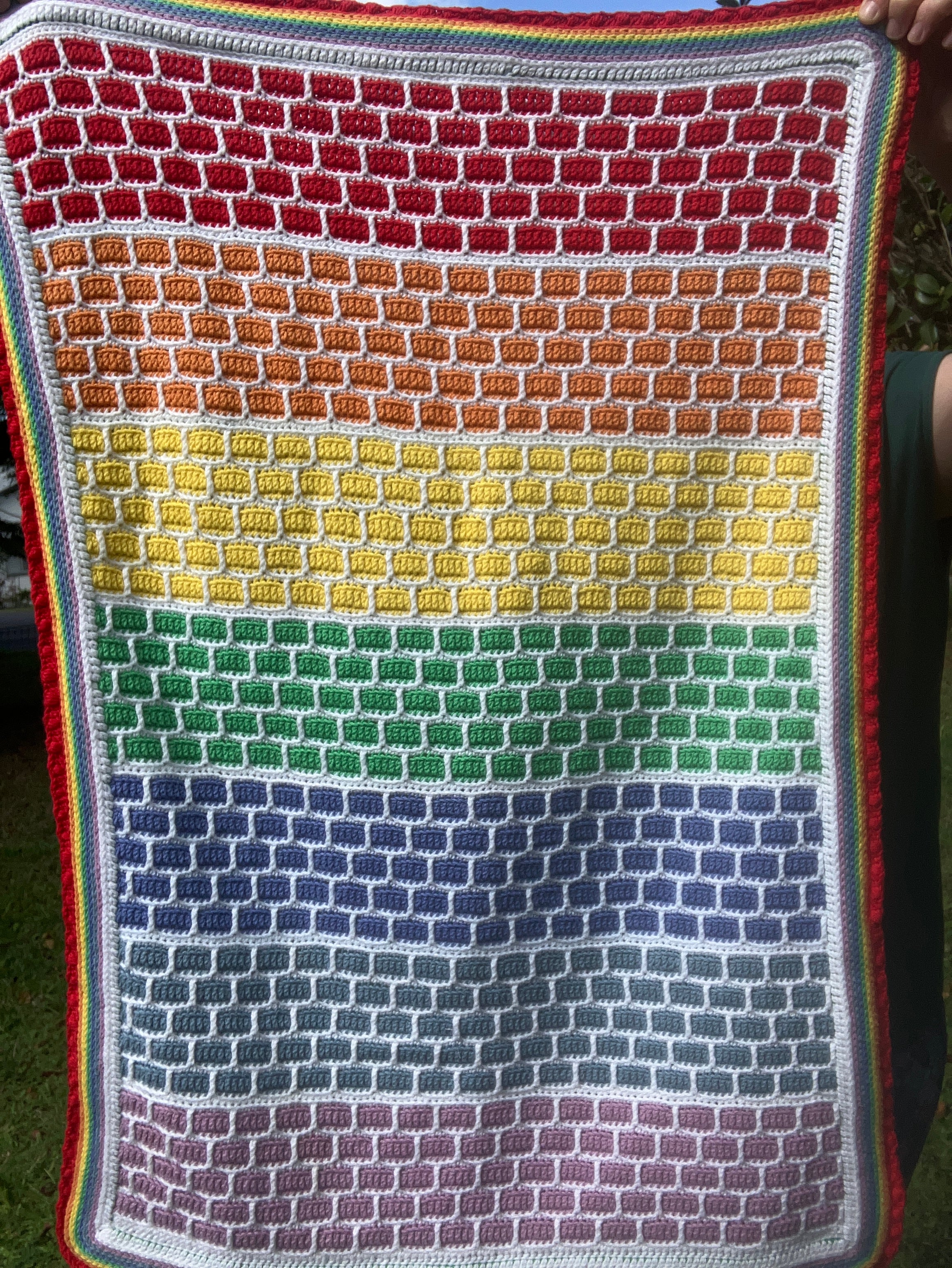 Mosaic Bricks Crochet Pattern