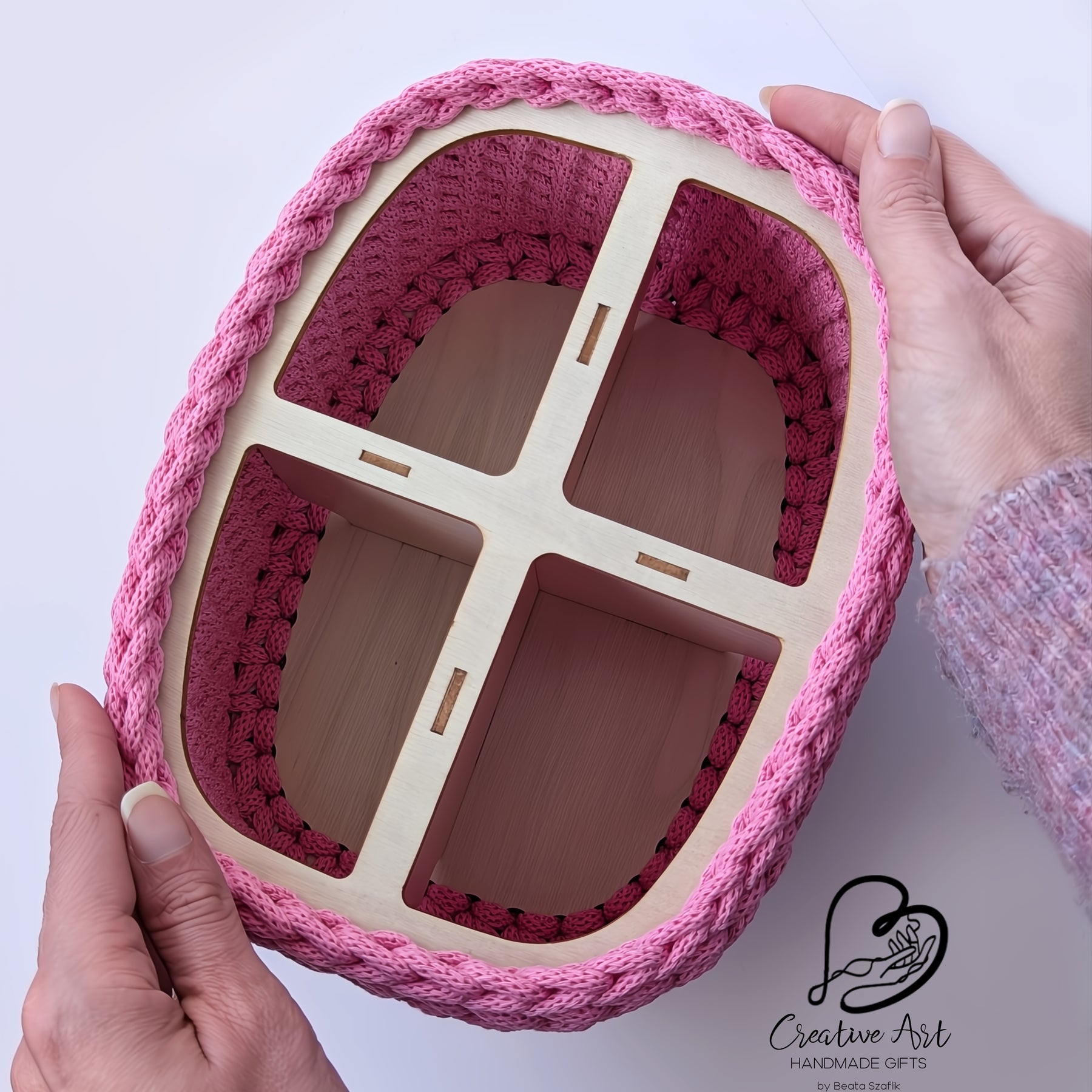 Four-Compartment Basket Organiser