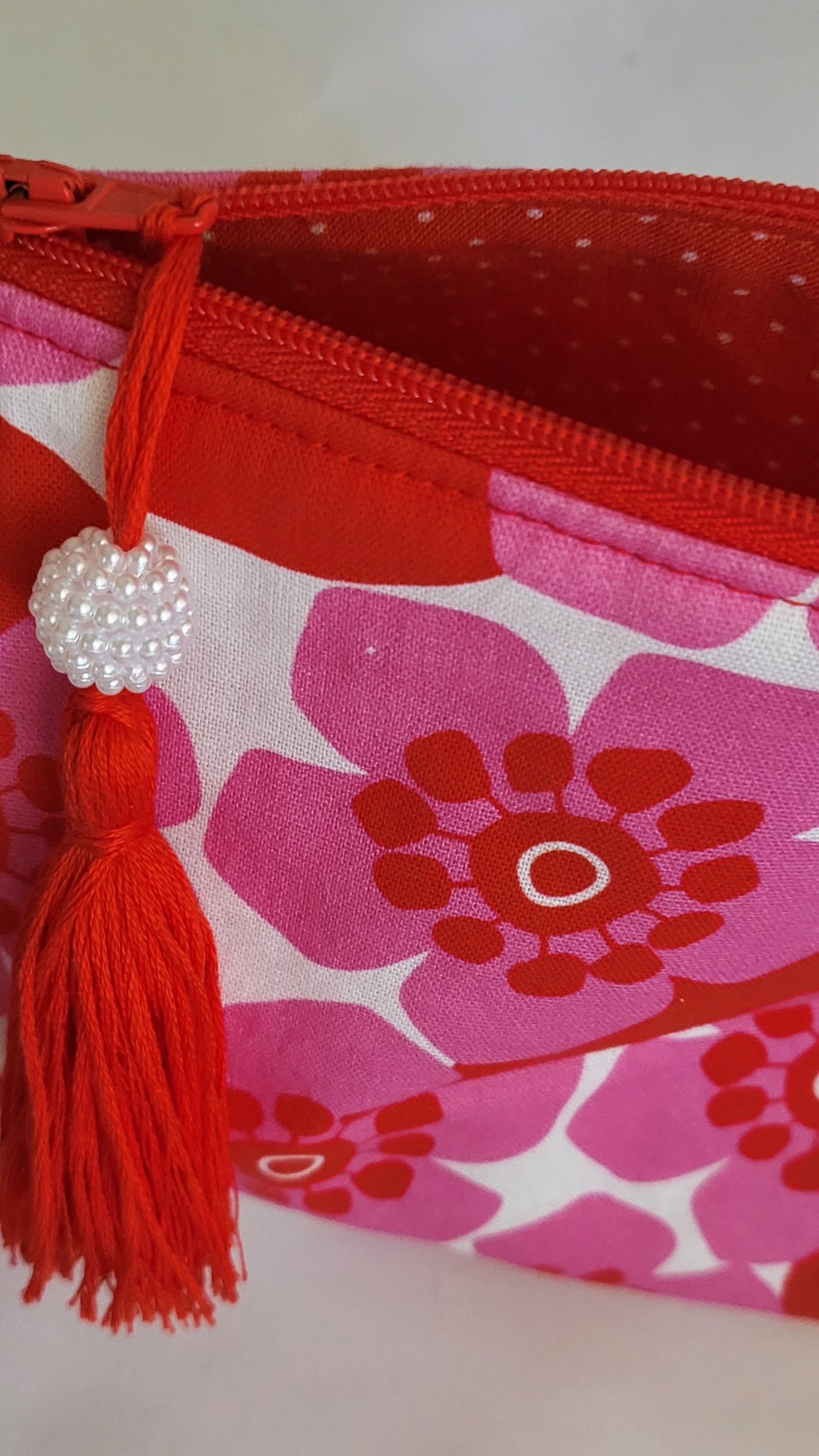 Pink Flower Market Makeup Pouch - Mother's Day Gift | Travel | Still.