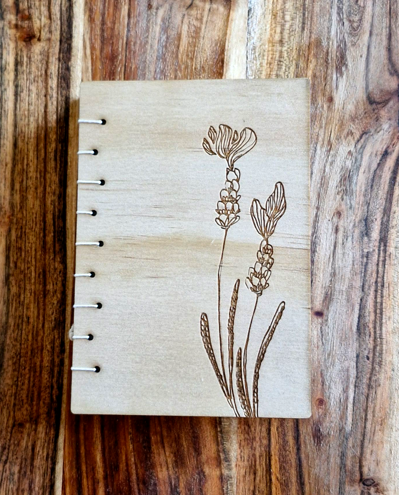 Wooden Handbound sketch book
