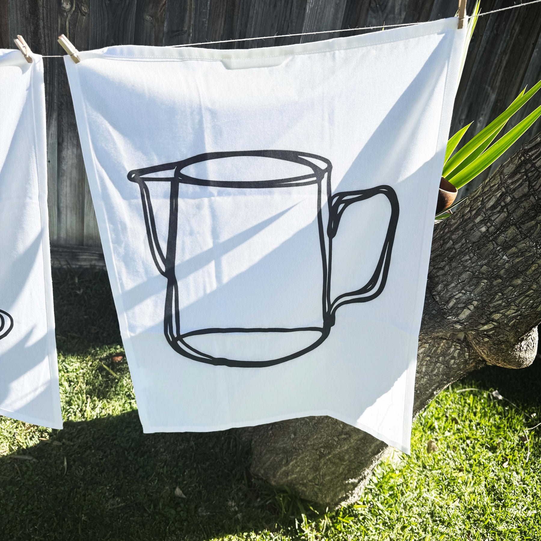 Pack of 3 Artist Designed Tea Towels - 100% Organic Cotton. Kitchen Studies 1, 2 and 3