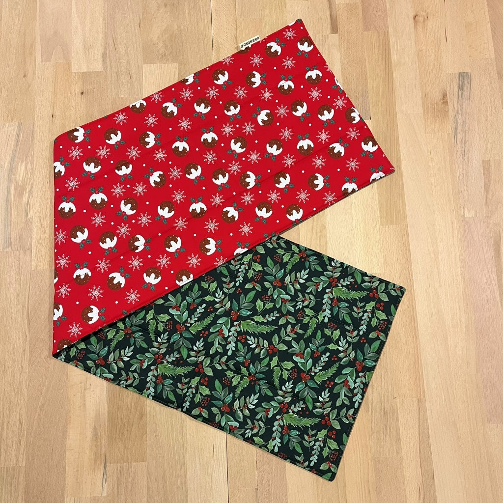 handmade Christmas reversible - traditional