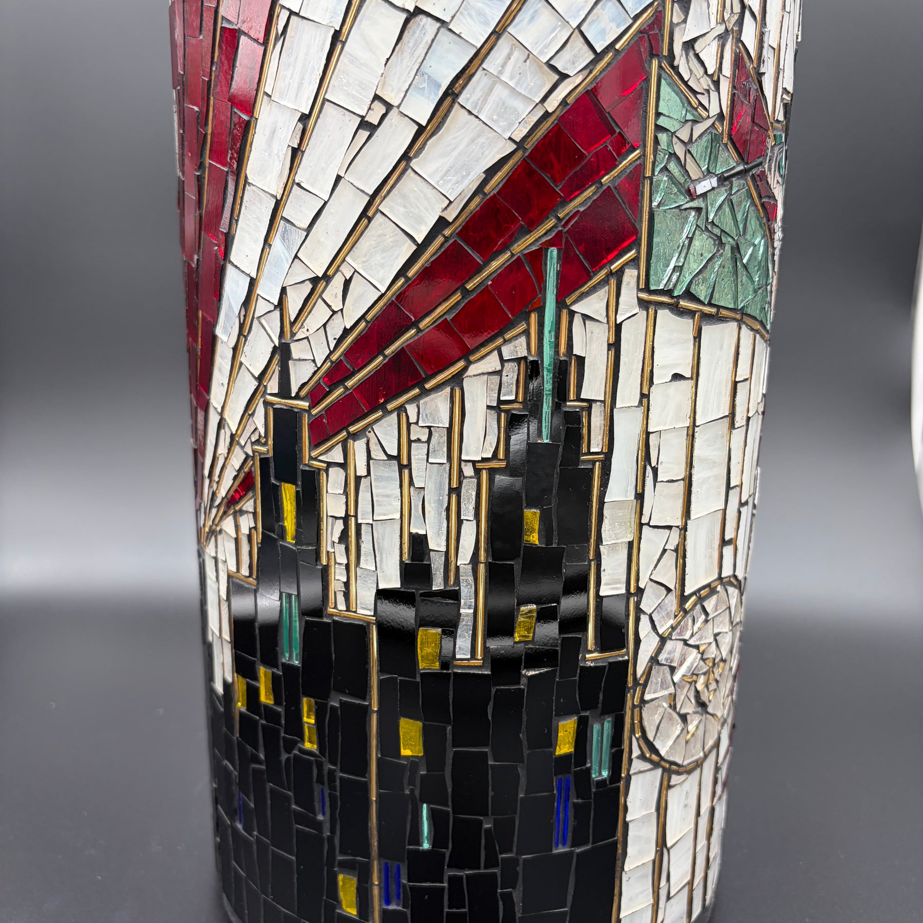 Myrtle – Handmade Art Deco Mosaic Votive