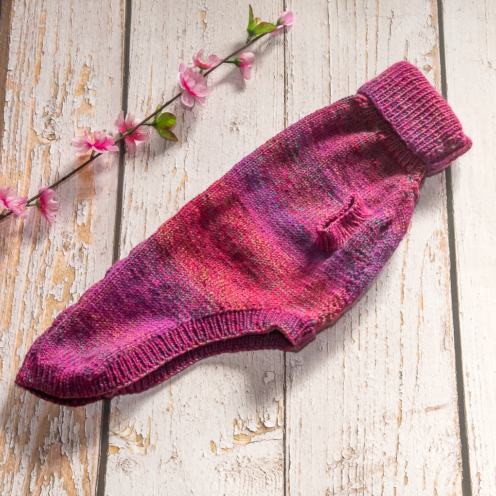 Pet Jumpers - 100% Wool, Hand Knitted Dog or Cat Jumpers - Single Cable Design