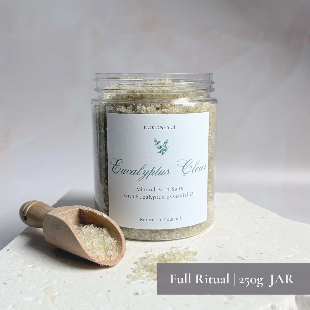 Eucalyptus Clear Bath Salt | Eucalyptus & Green Clay Mineral Bath Soak