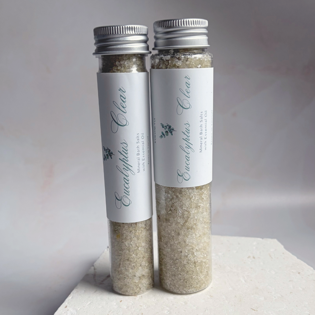 Eucalyptus Clear Bath Salt | Eucalyptus & Green Clay Mineral Bath Soak