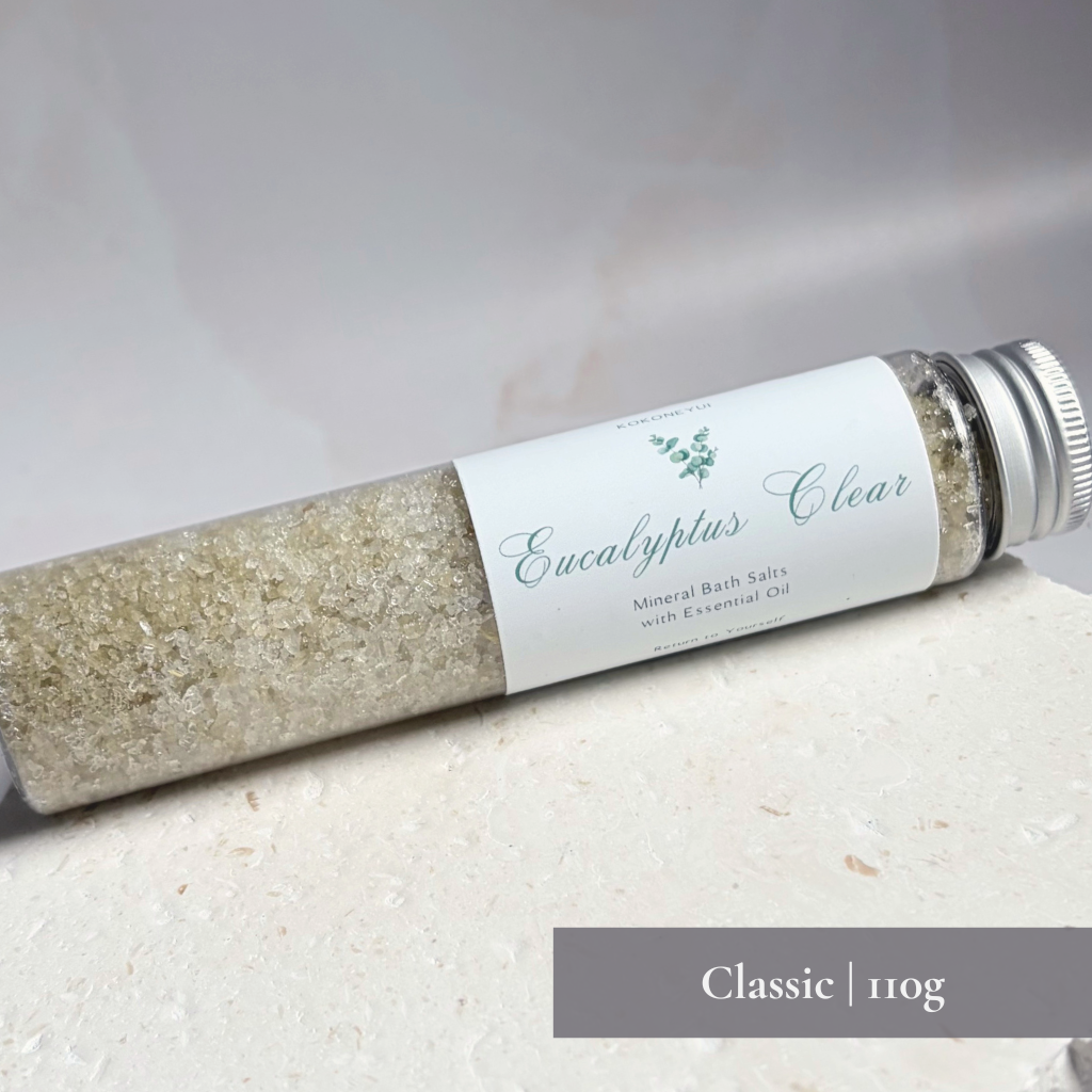 Eucalyptus Clear Bath Salt | Eucalyptus & Green Clay Mineral Bath Soak
