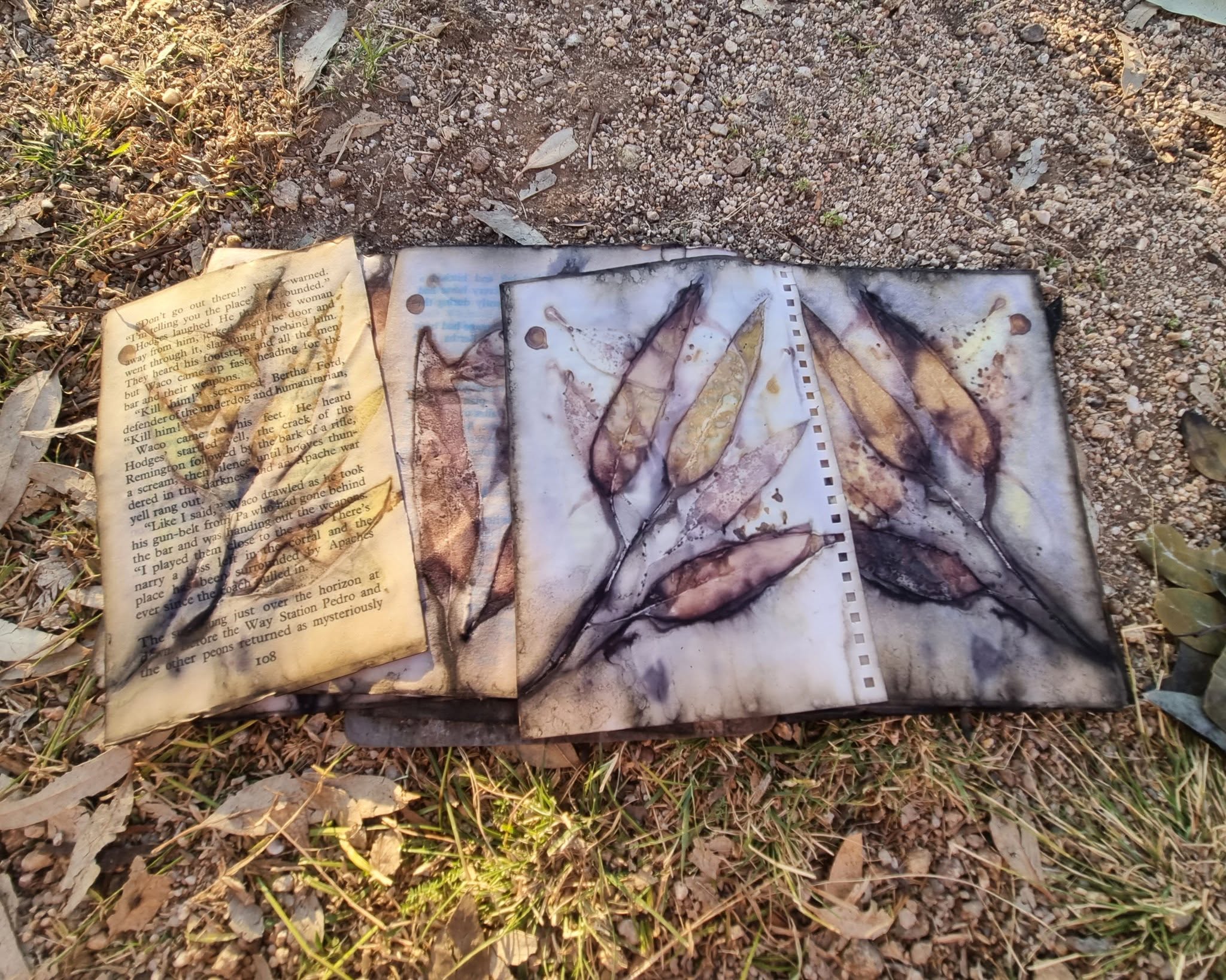 Eco Printed Journal Paper - 20 Pack