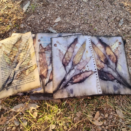 Eco Printed Journal Paper - 20 Pack