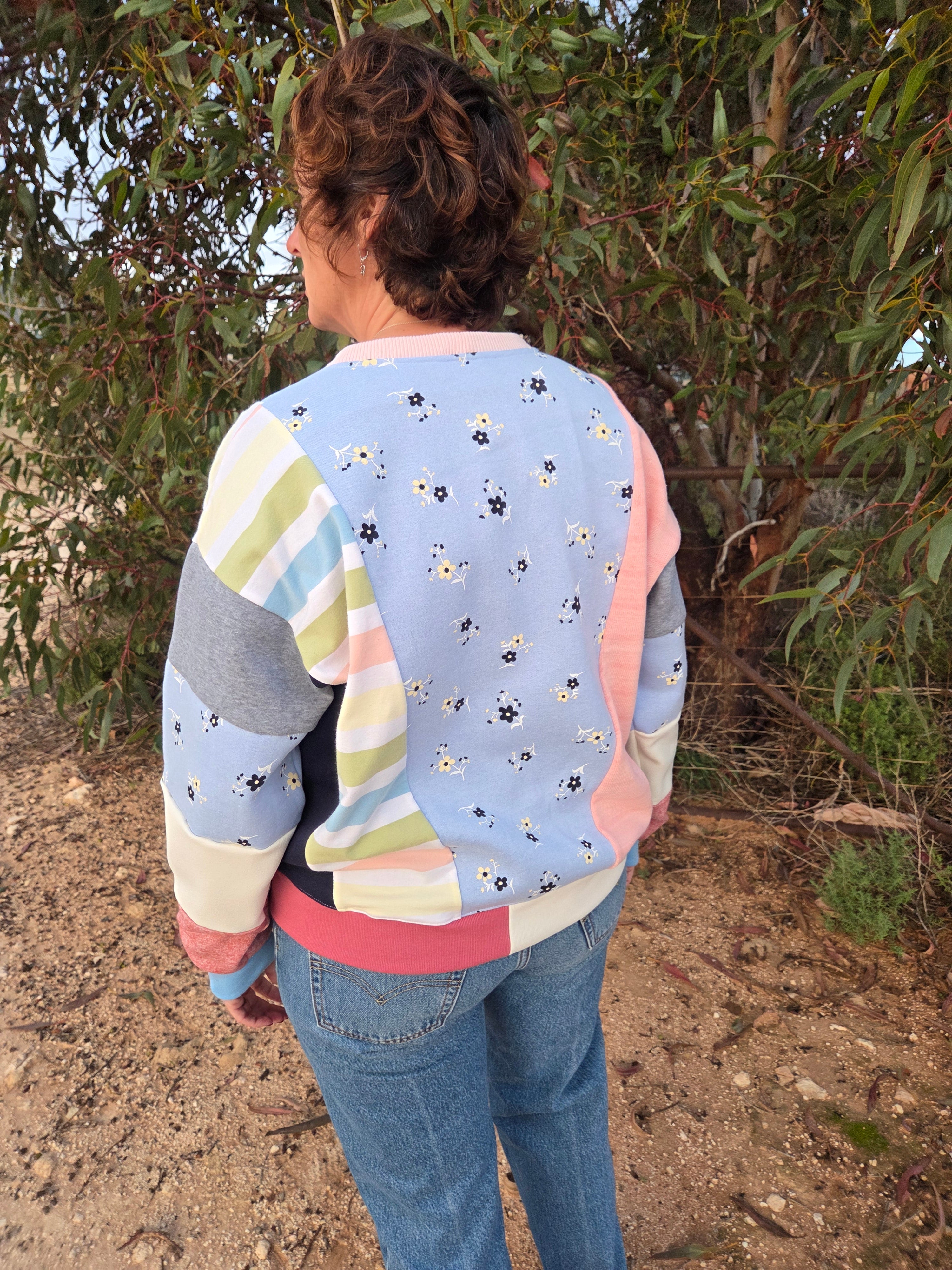 Sweet Pastel - Patchy Fleece - S/M