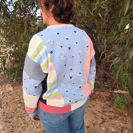 Sweet Pastel - Patchy Fleece - S/M