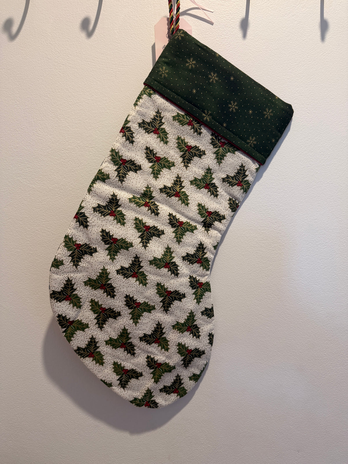 Christmas Stocking – Personalised Reusable Fabric Christmas Stocking