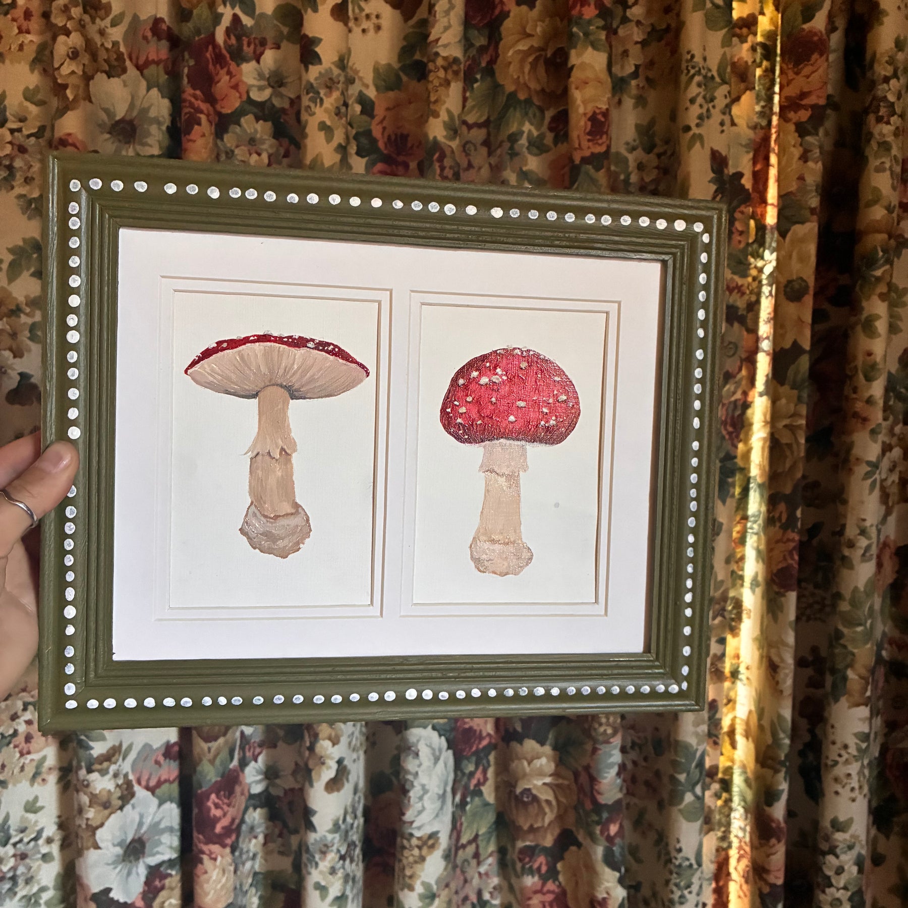 Original Duo toadstool painting