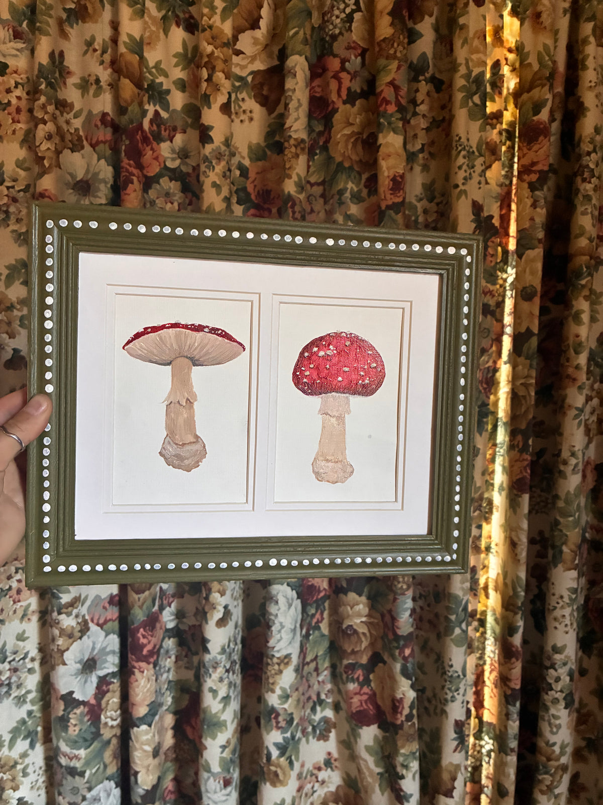 Original Duo toadstool painting