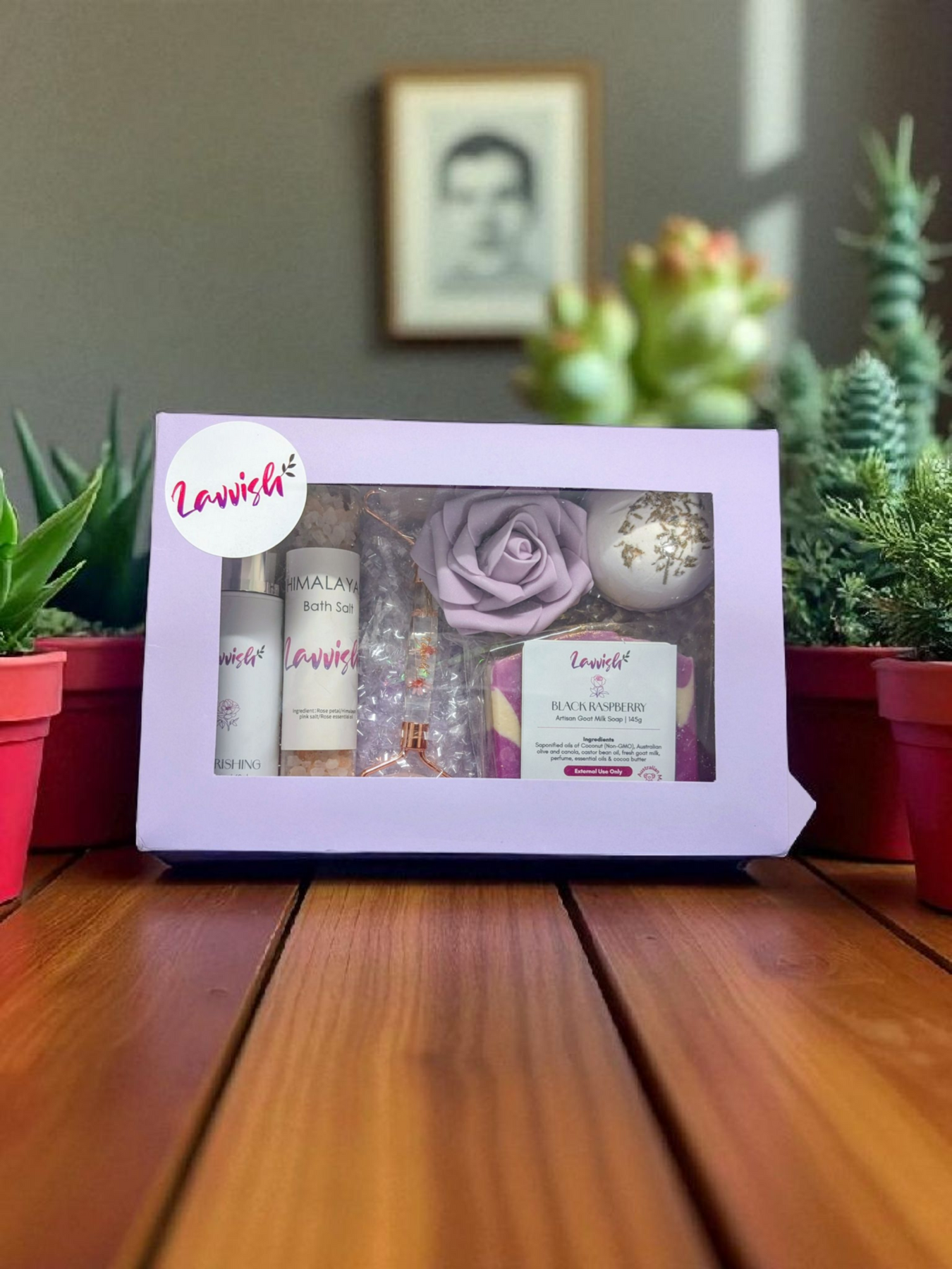 Purple Lavvish Gift Set