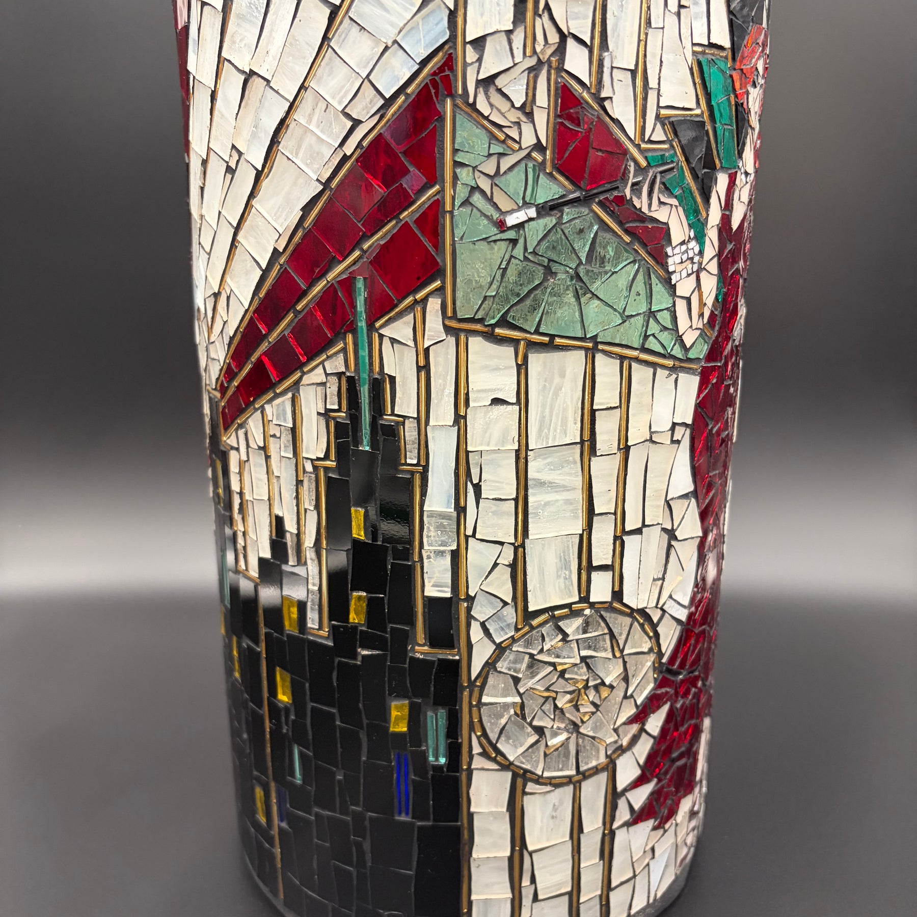 Myrtle – Handmade Art Deco Mosaic Votive