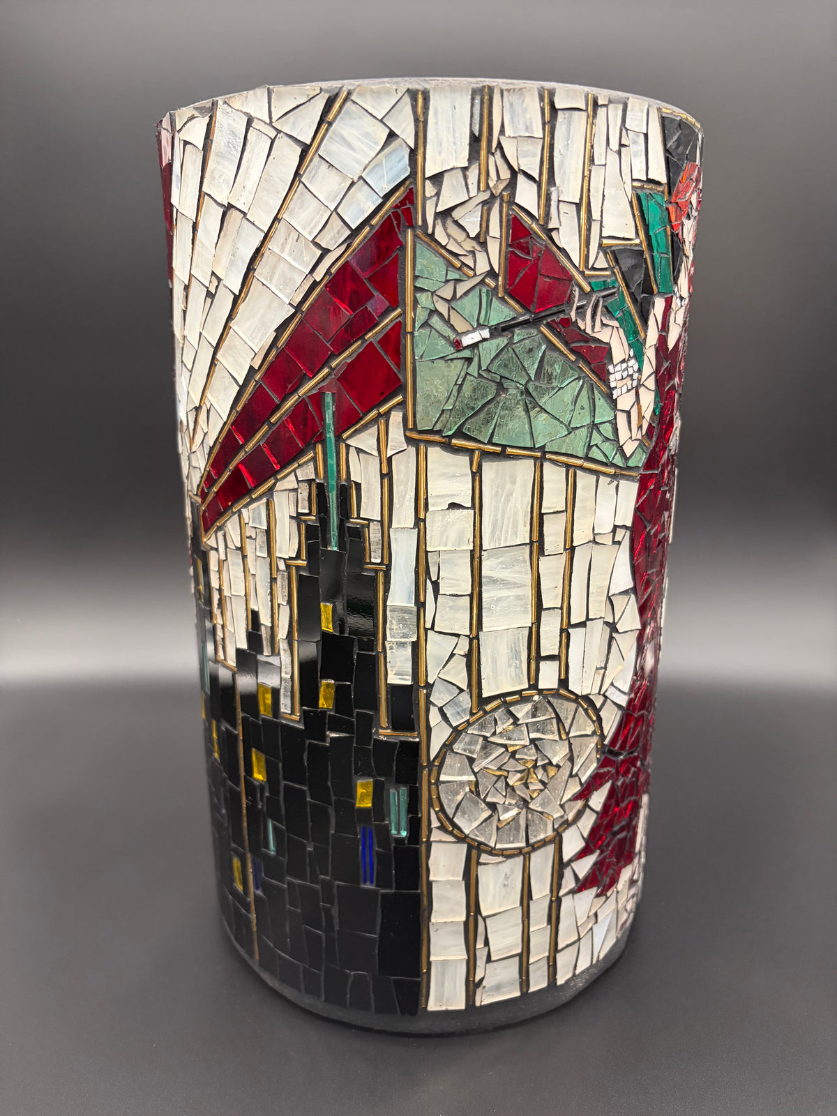 Myrtle – Handmade Art Deco Mosaic Votive