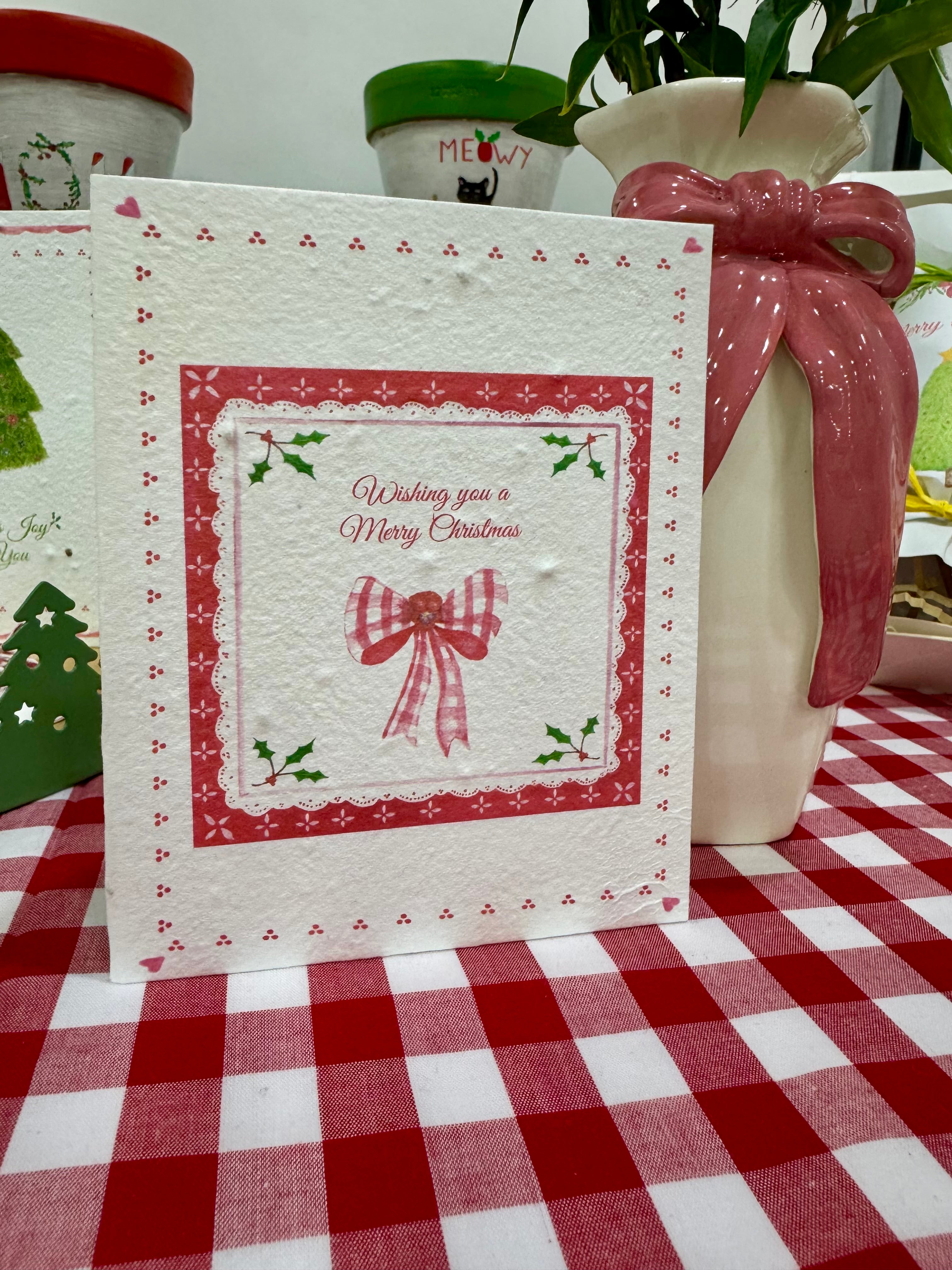 Christmas Seeded Paper Cards