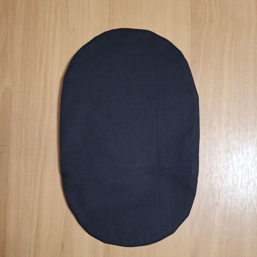 STOMA BAG COVER LARGE BLACK Suitable for Ileostomy, Colostomy, Urostomy