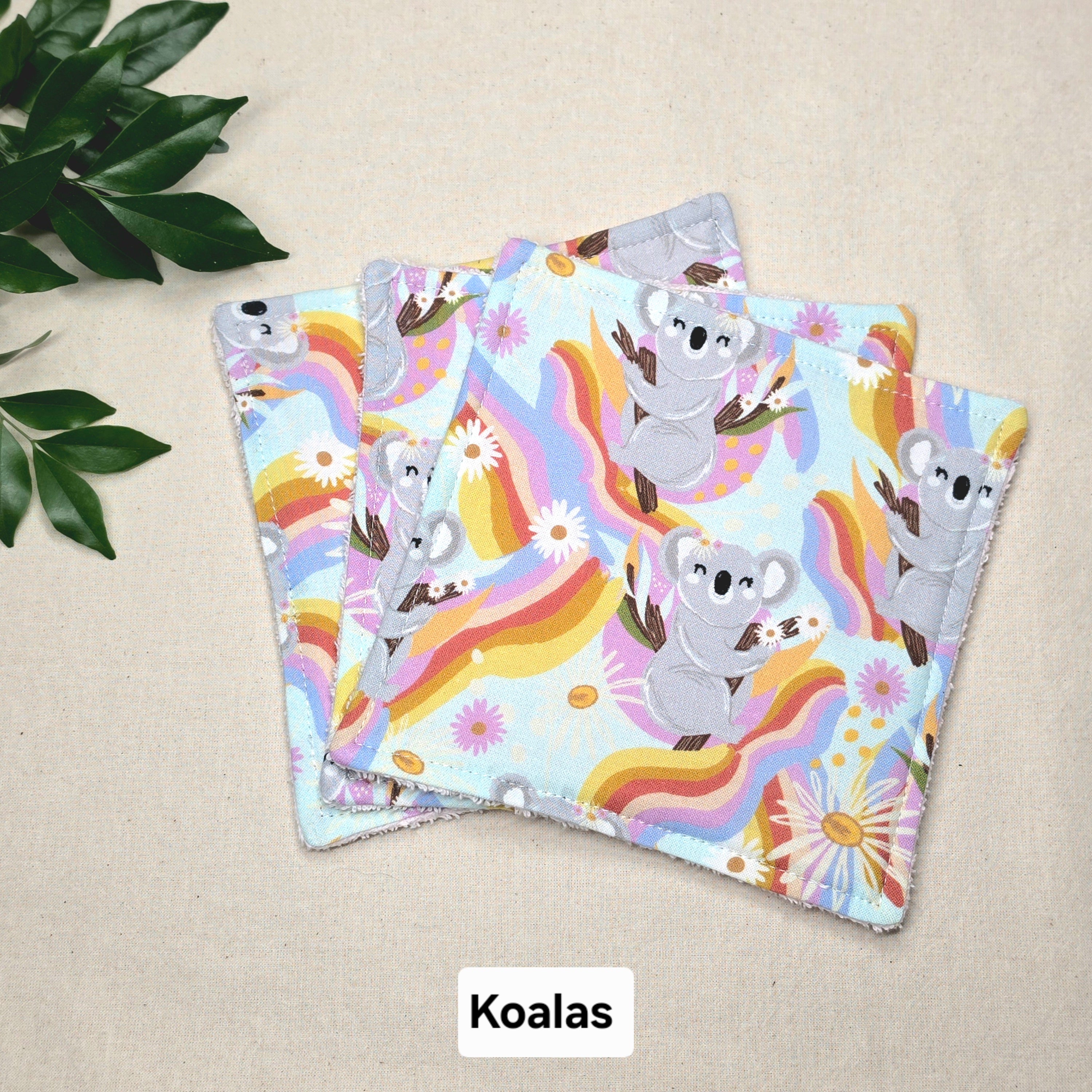 Reusable Cotton Dish Cloths 3pk