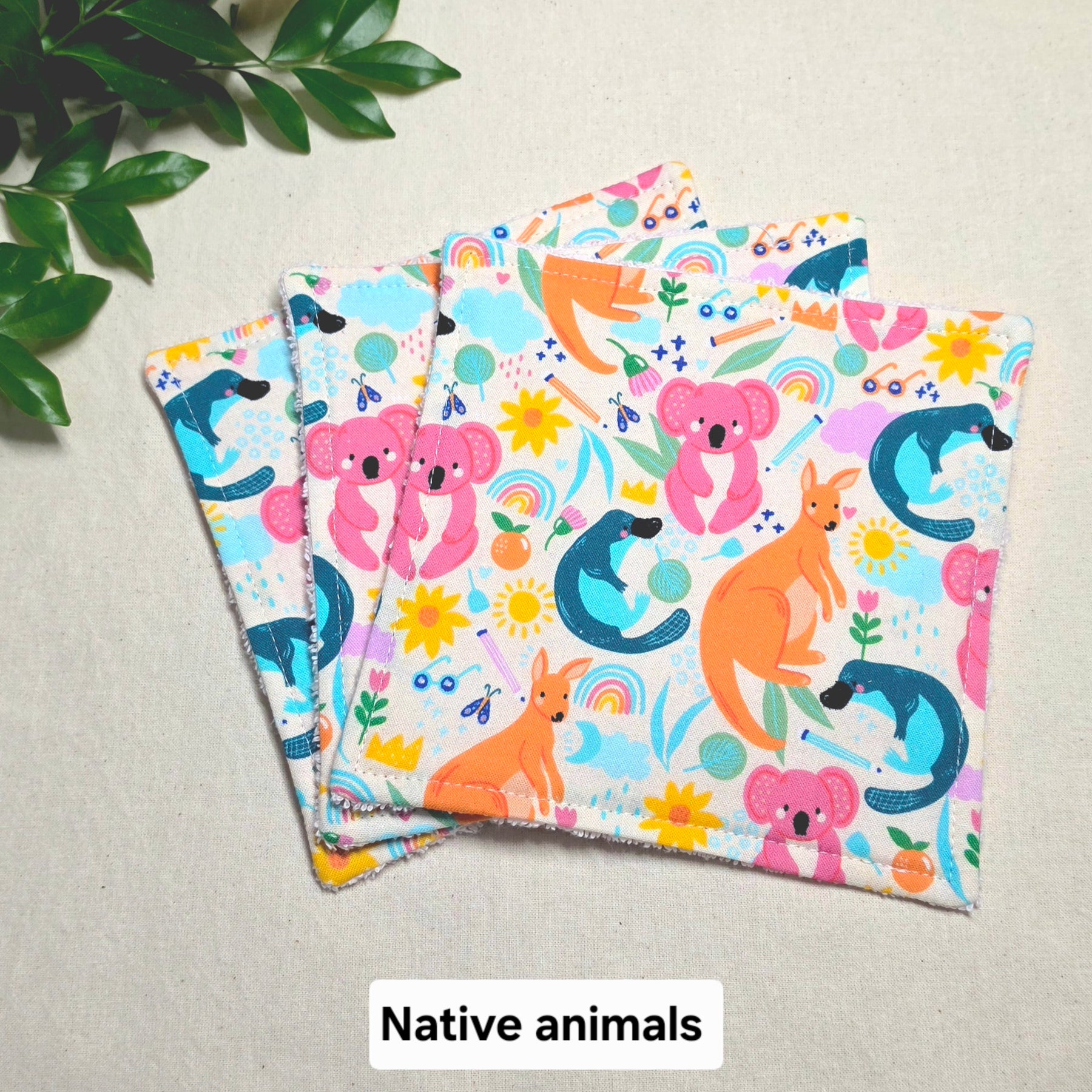 Reusable Cotton Dish Cloths 3pk