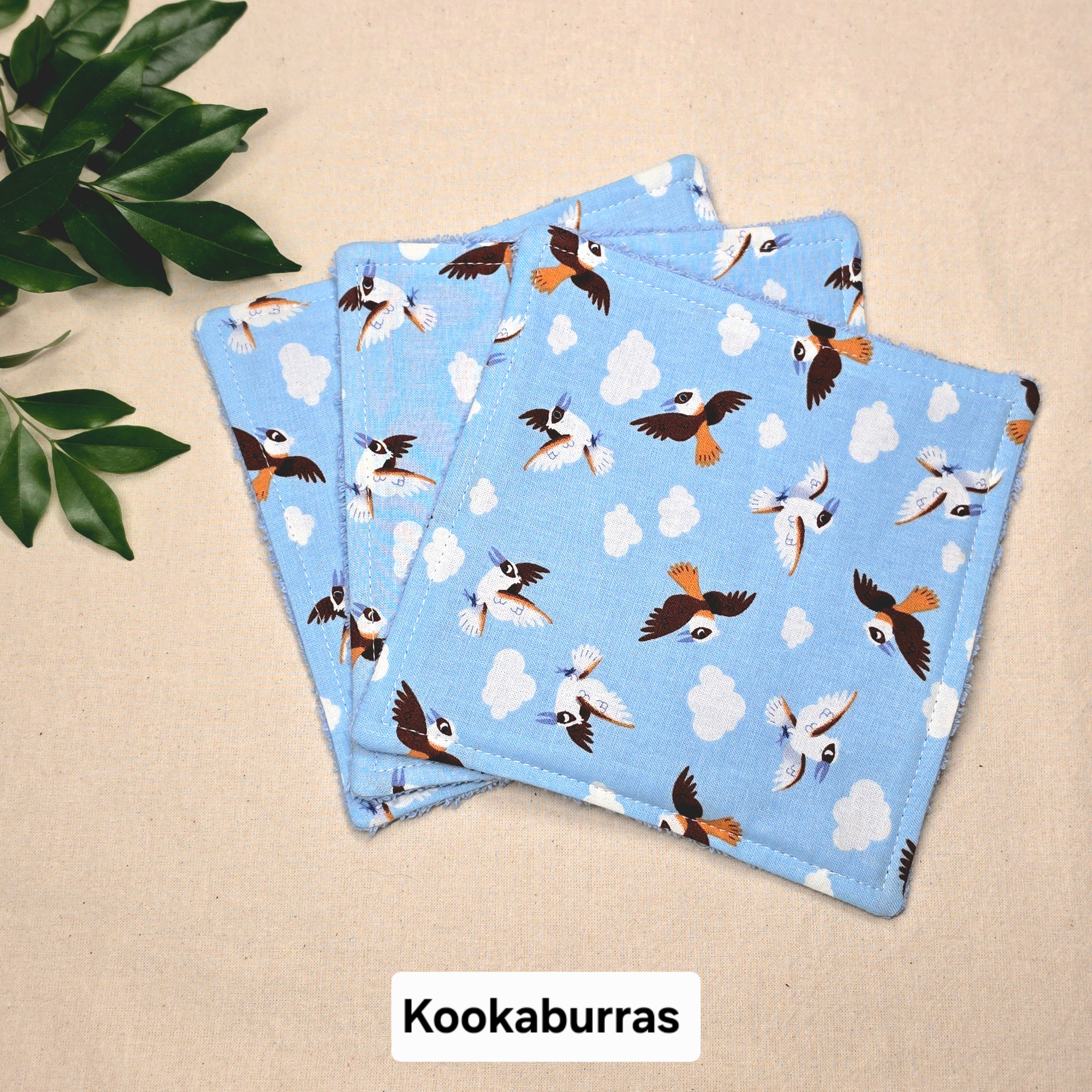 Reusable Cotton Dish Cloths 3pk