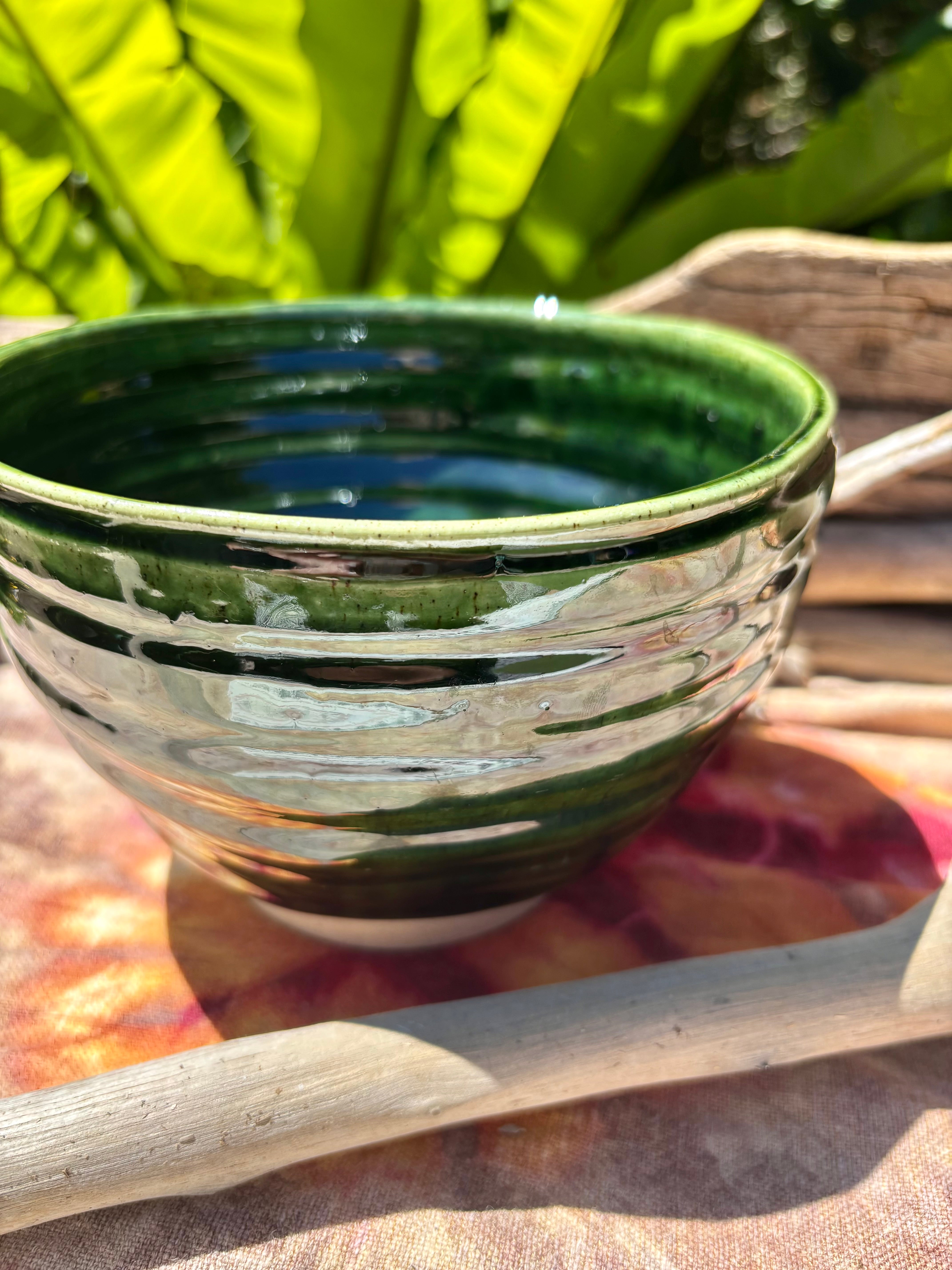 Emerald Planter Pot Handmade