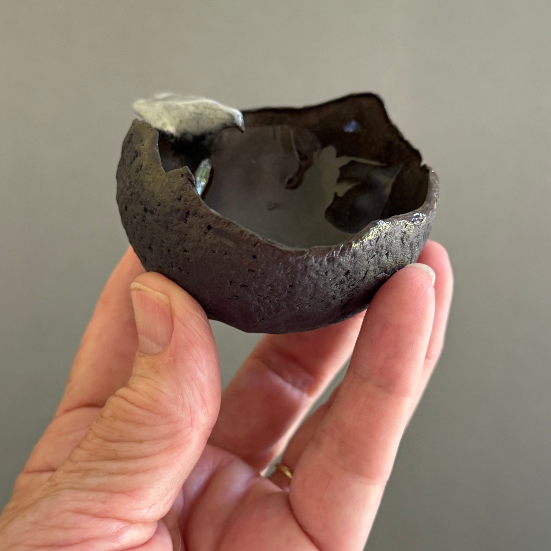 Handcrafted small bird bowl