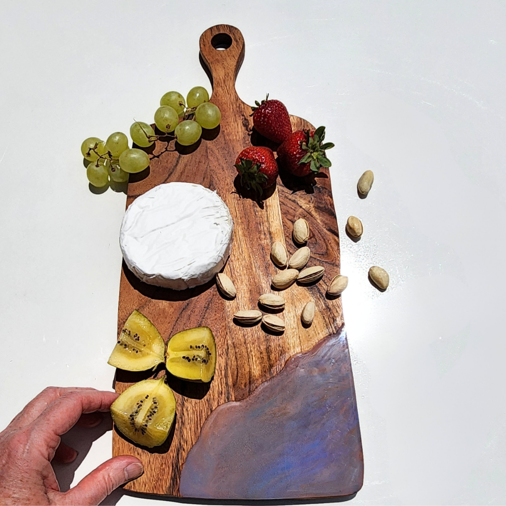 "Evening Sunset" - Resin Display Board