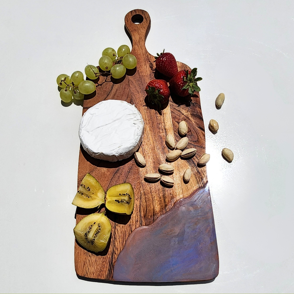 "Evening Sunset" - Resin Display Board