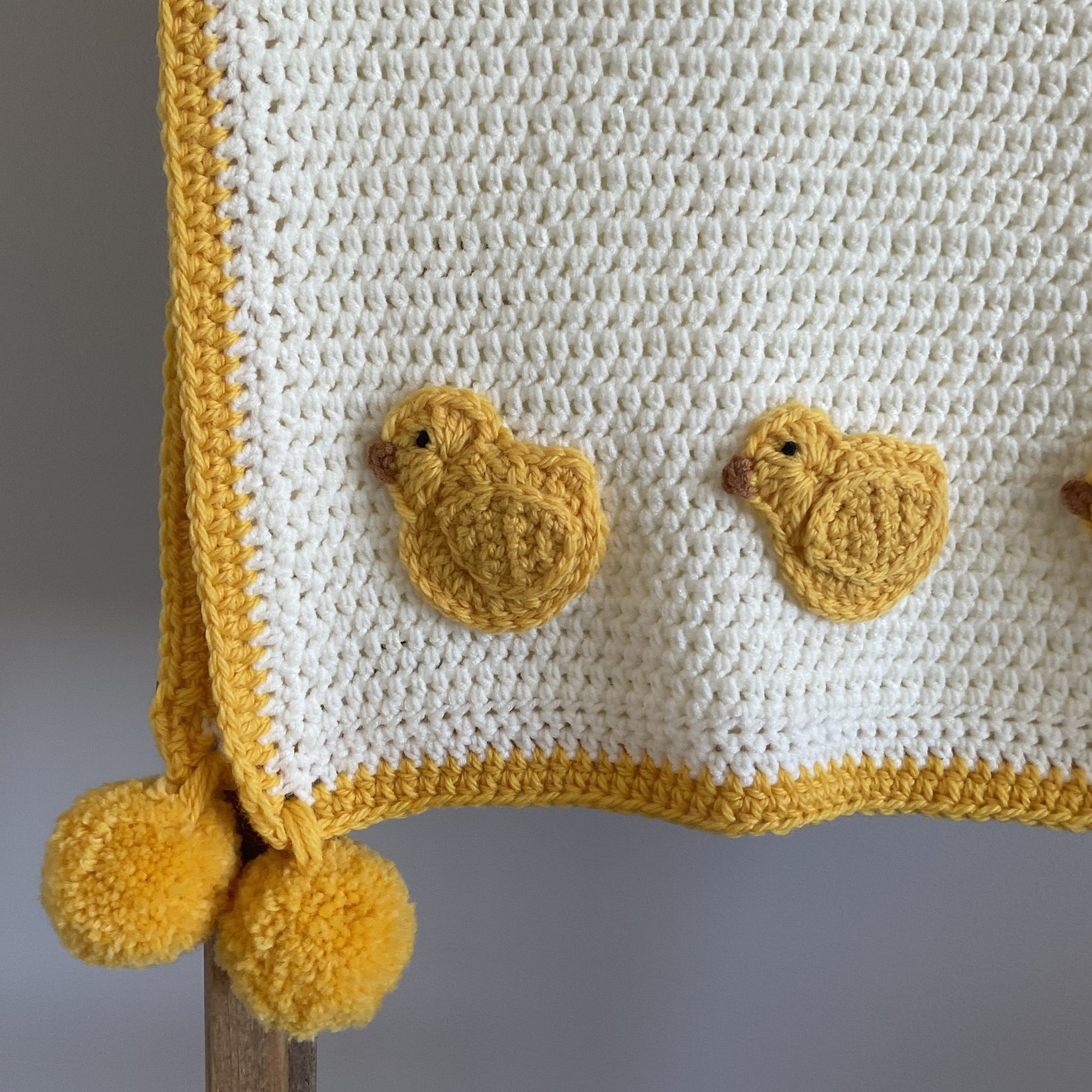 Just 5 Little Ducks Baby Blanket