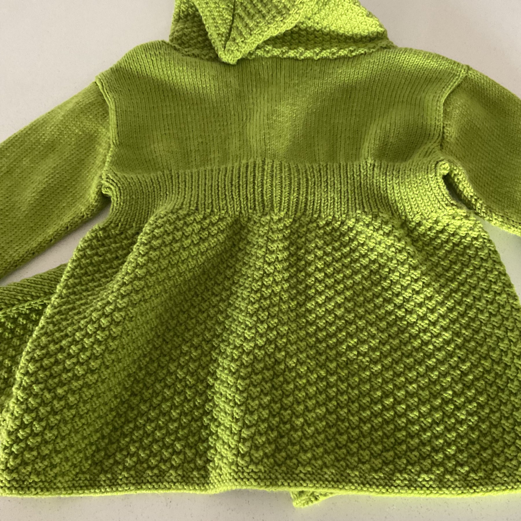 Textured Coat with Hood, Size 2years