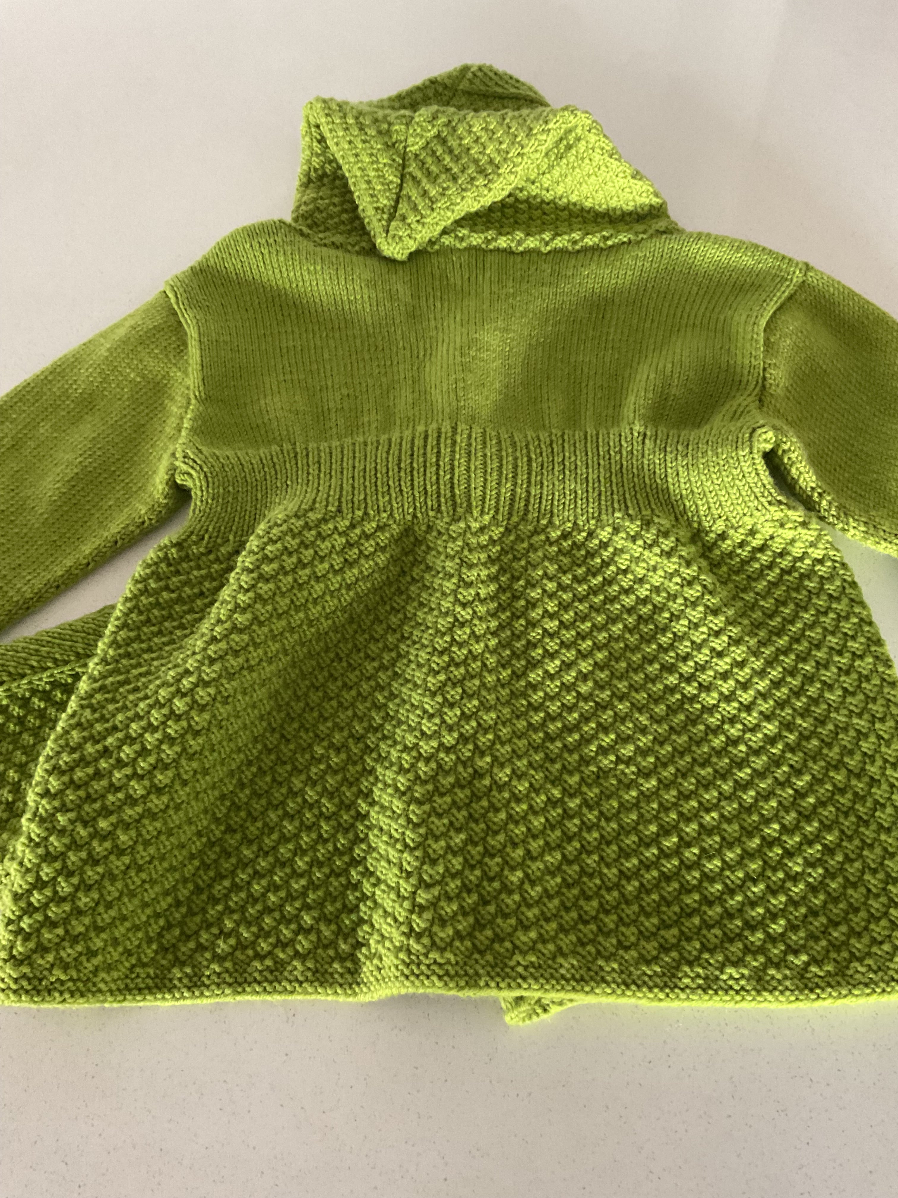 Textured Coat with Hood, Size 2years