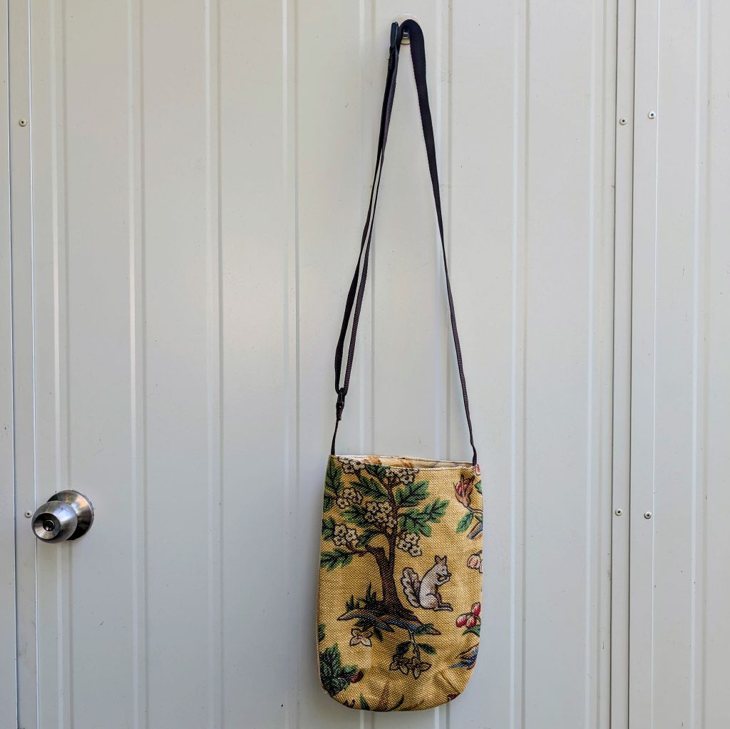 Small crossbody linen bag - Frannie