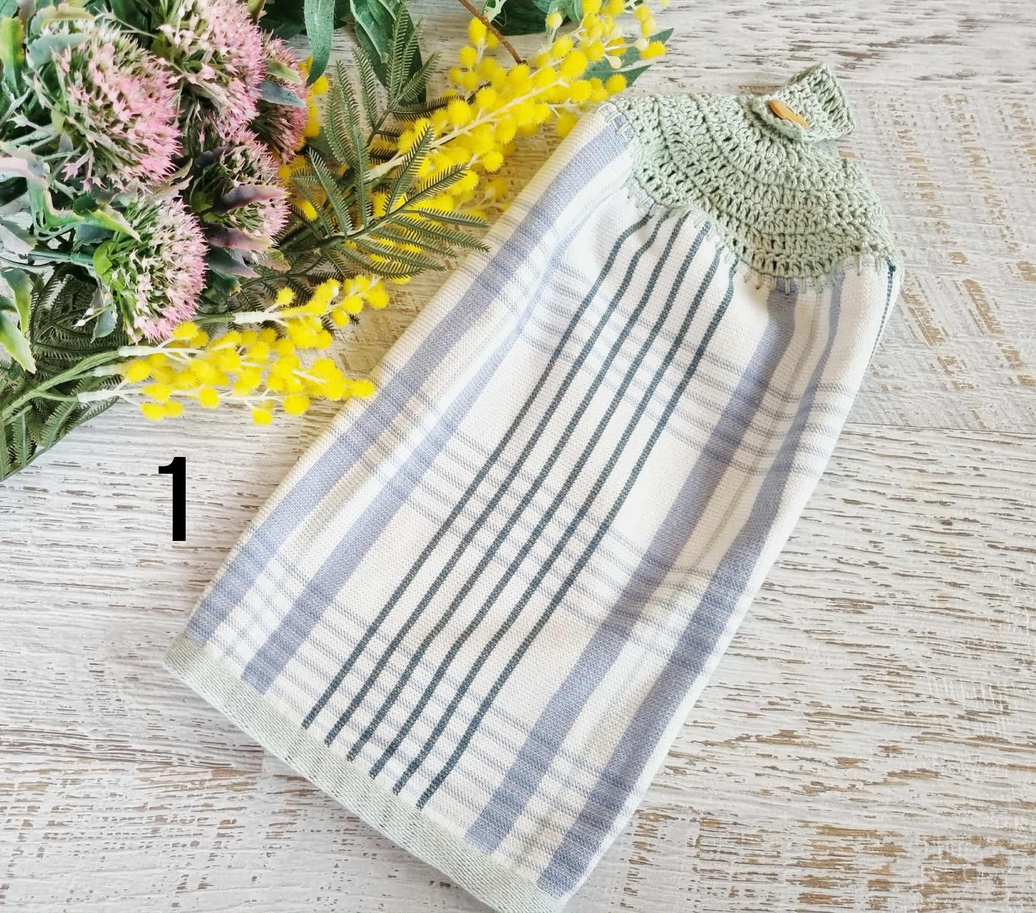 Kitchen Hand Towel | Hanging | Cotton | SINGLE LAYER | 9 Styles - 1-9