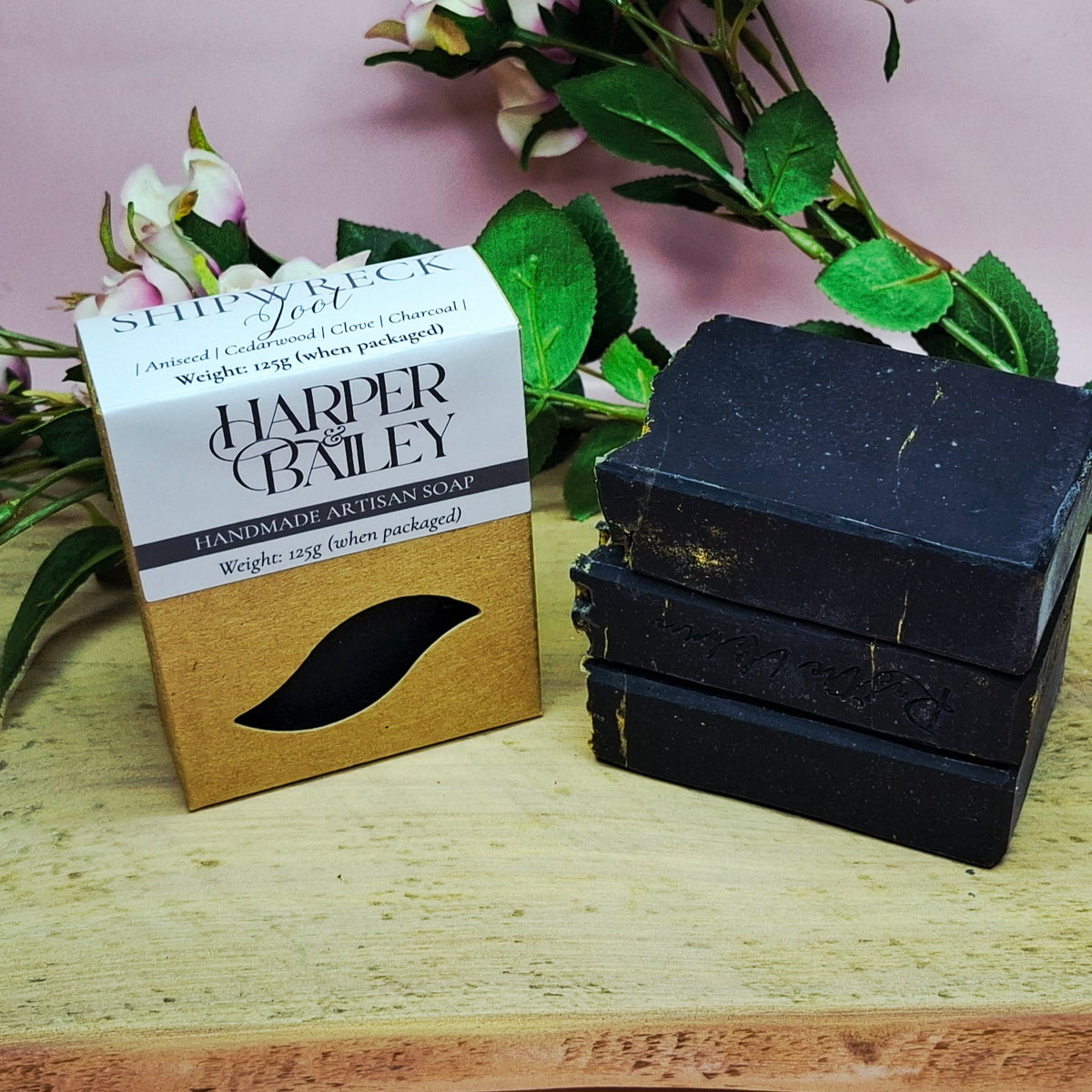 Shipwreck Loot - Aniseed and charcoal handmade soap