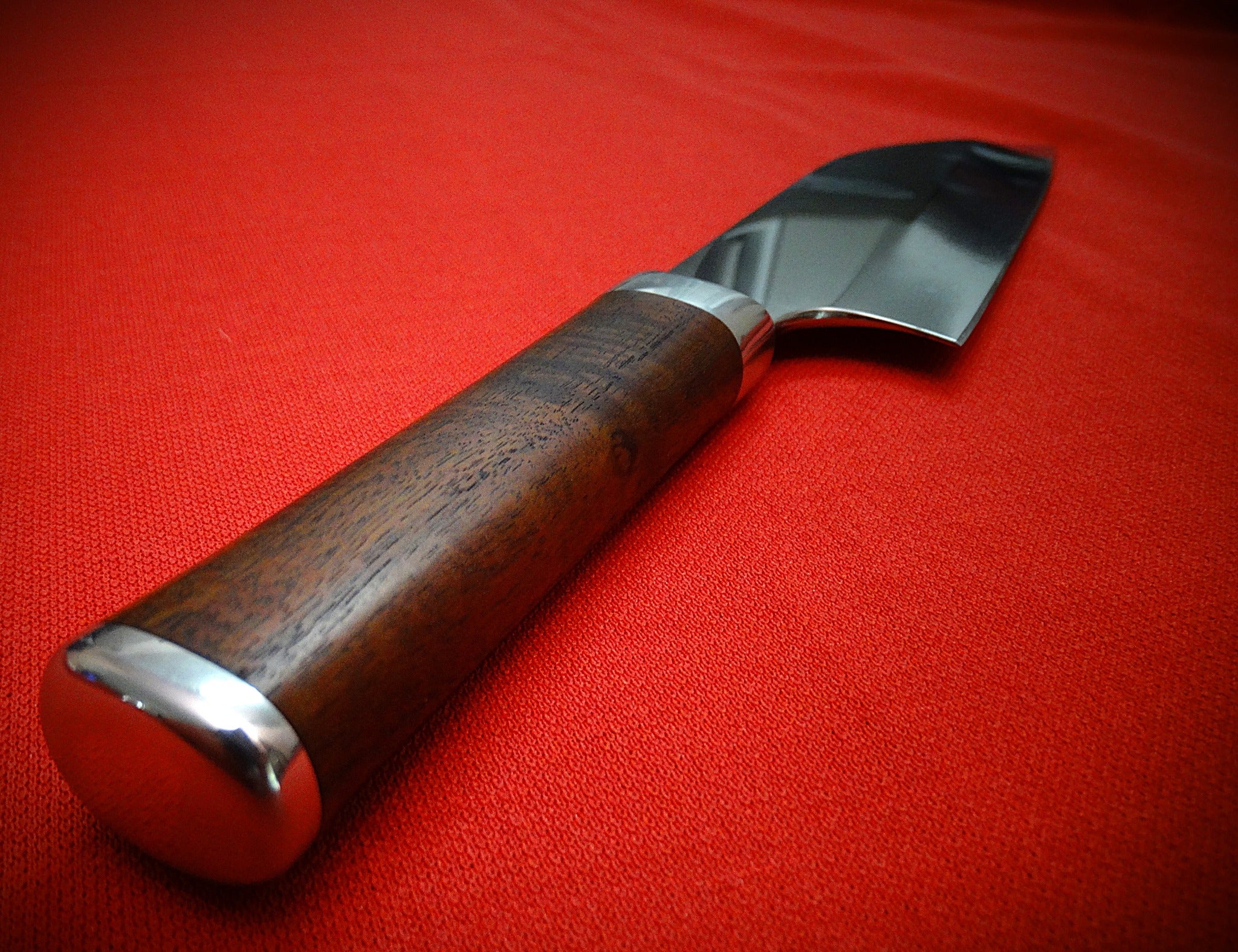 Kitchen chef stainless steel knife timber case
