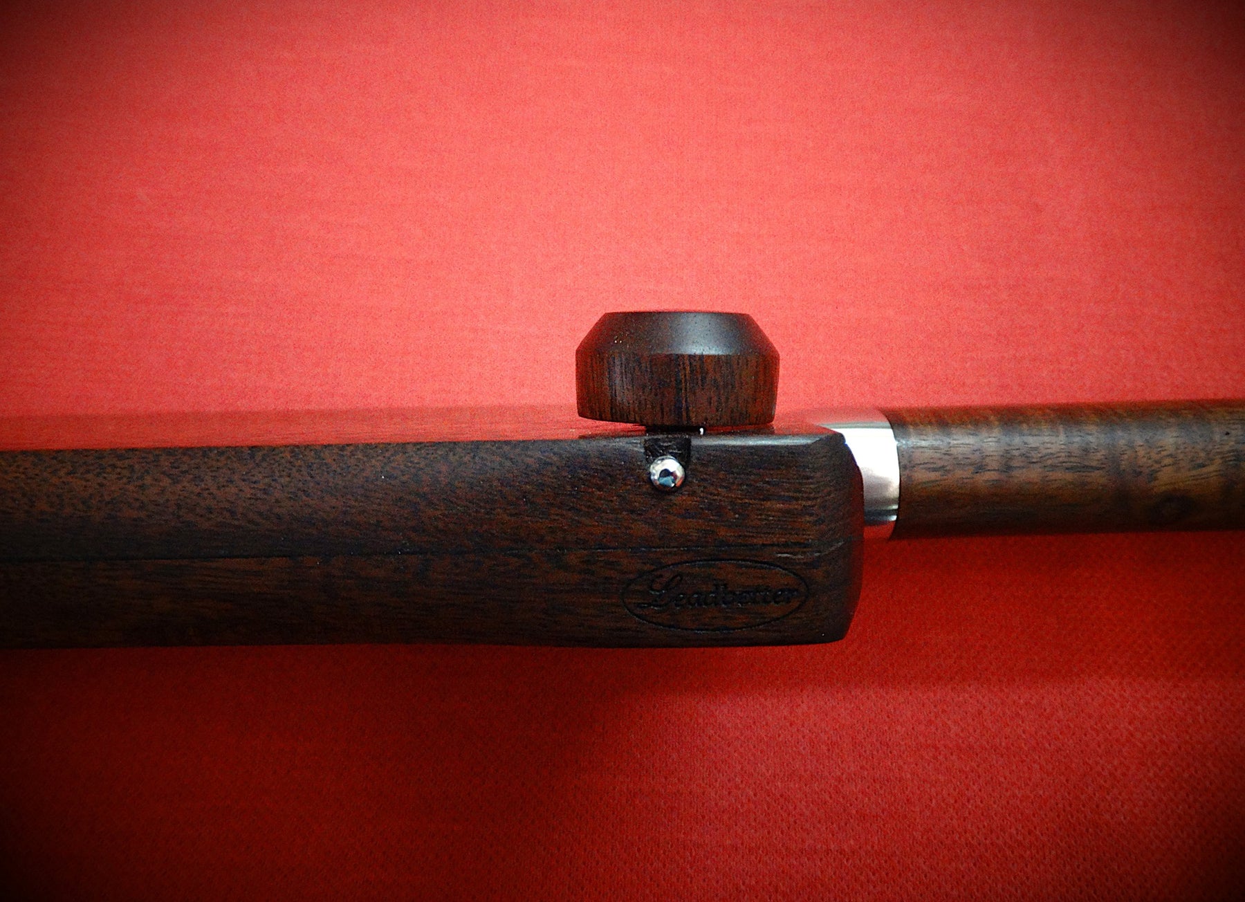 Kitchen chef stainless steel knife timber case