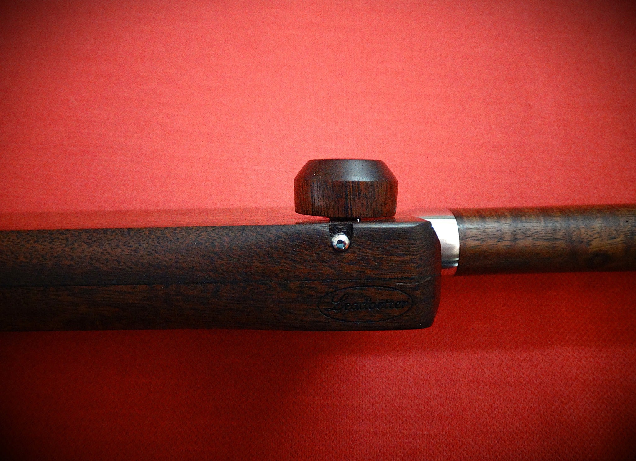 Kitchen chef stainless steel knife timber case