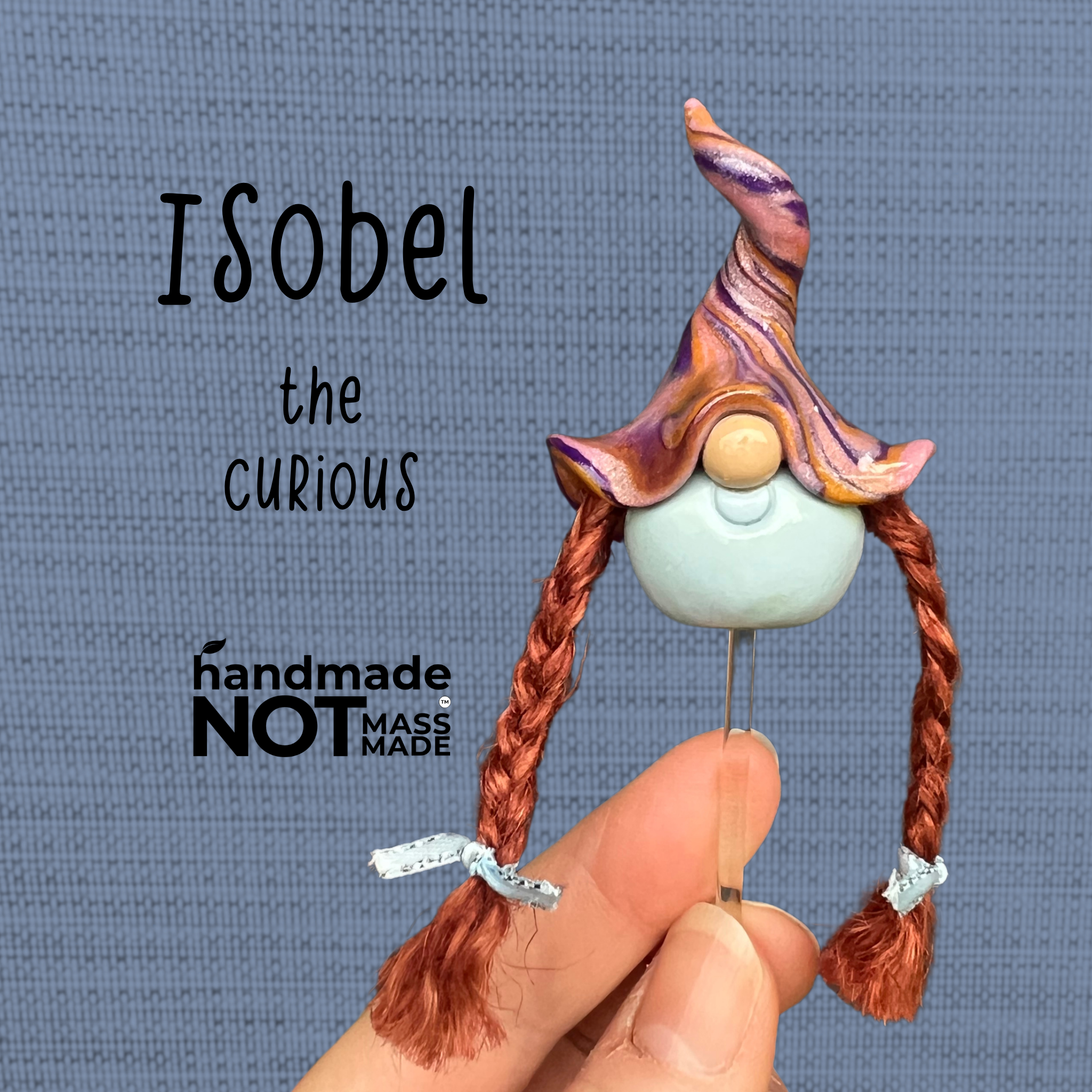Whimsical gnome trio - Bramble, Cobble & Isobel