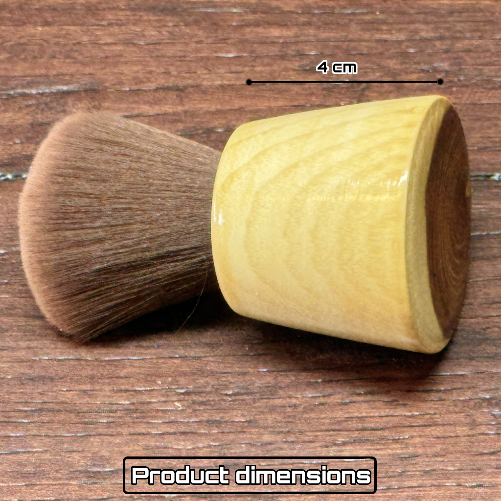 Brunette Kabuki makeup brush | Osage Orange