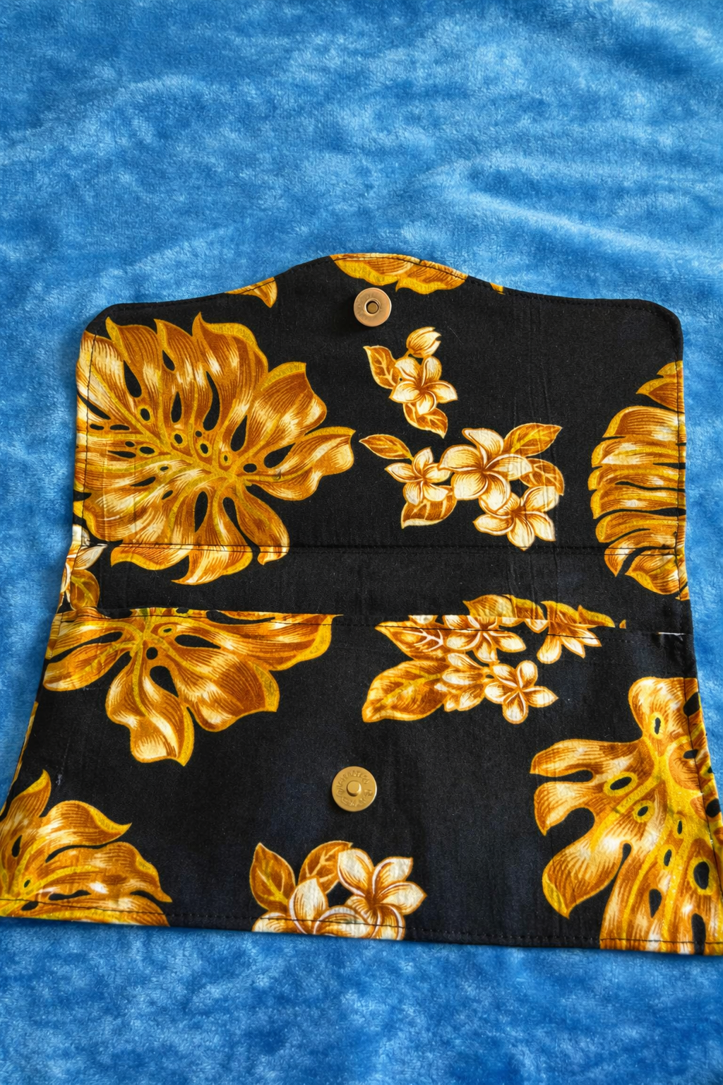 Black & Gold Elegant Handmade Evening Clutch