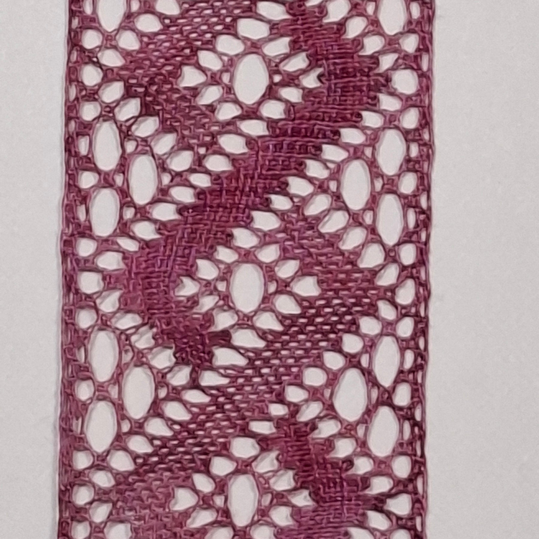 Plum Diamond trail Lace Bookmark
