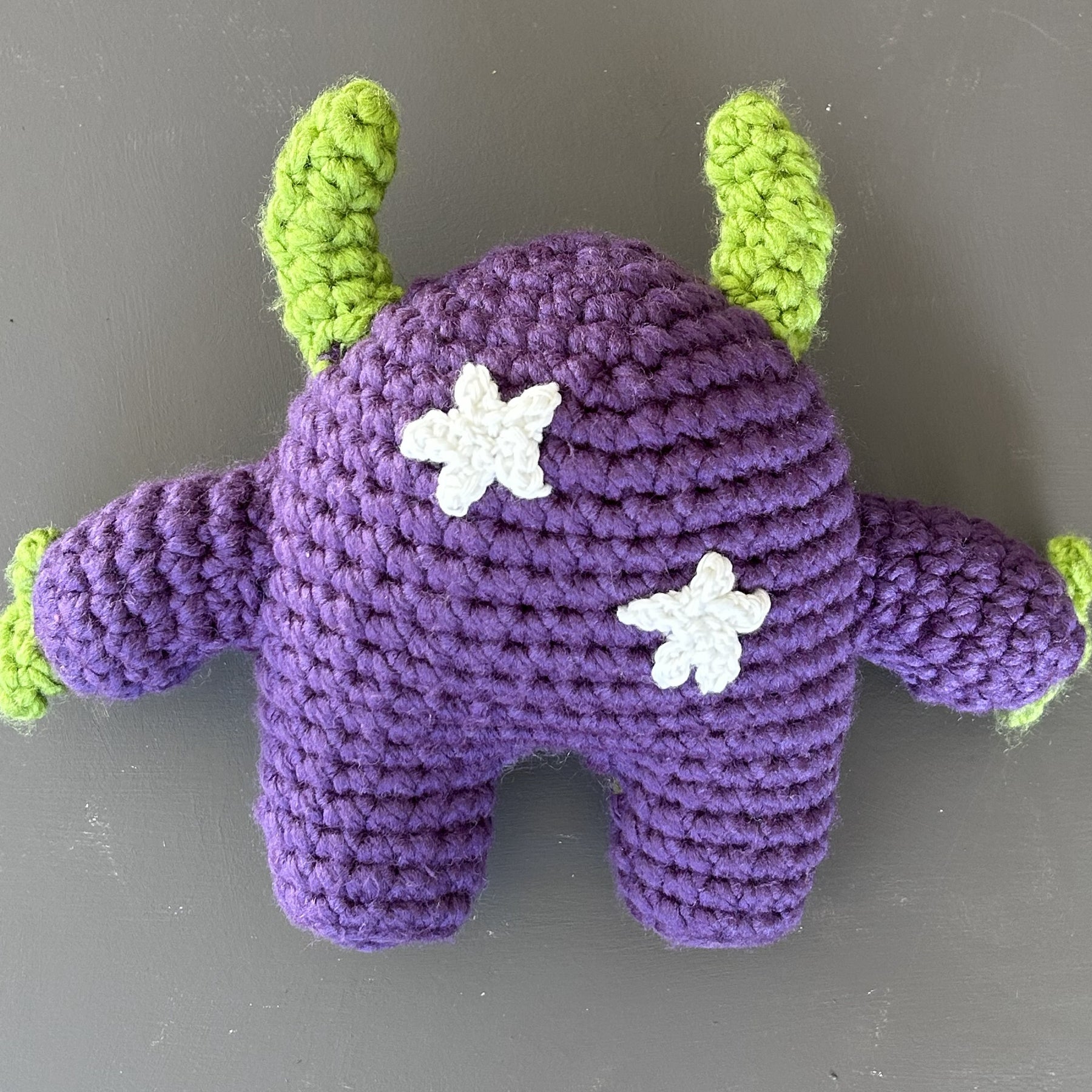 Monty the Comfort Monster with Glow Stars - Purple