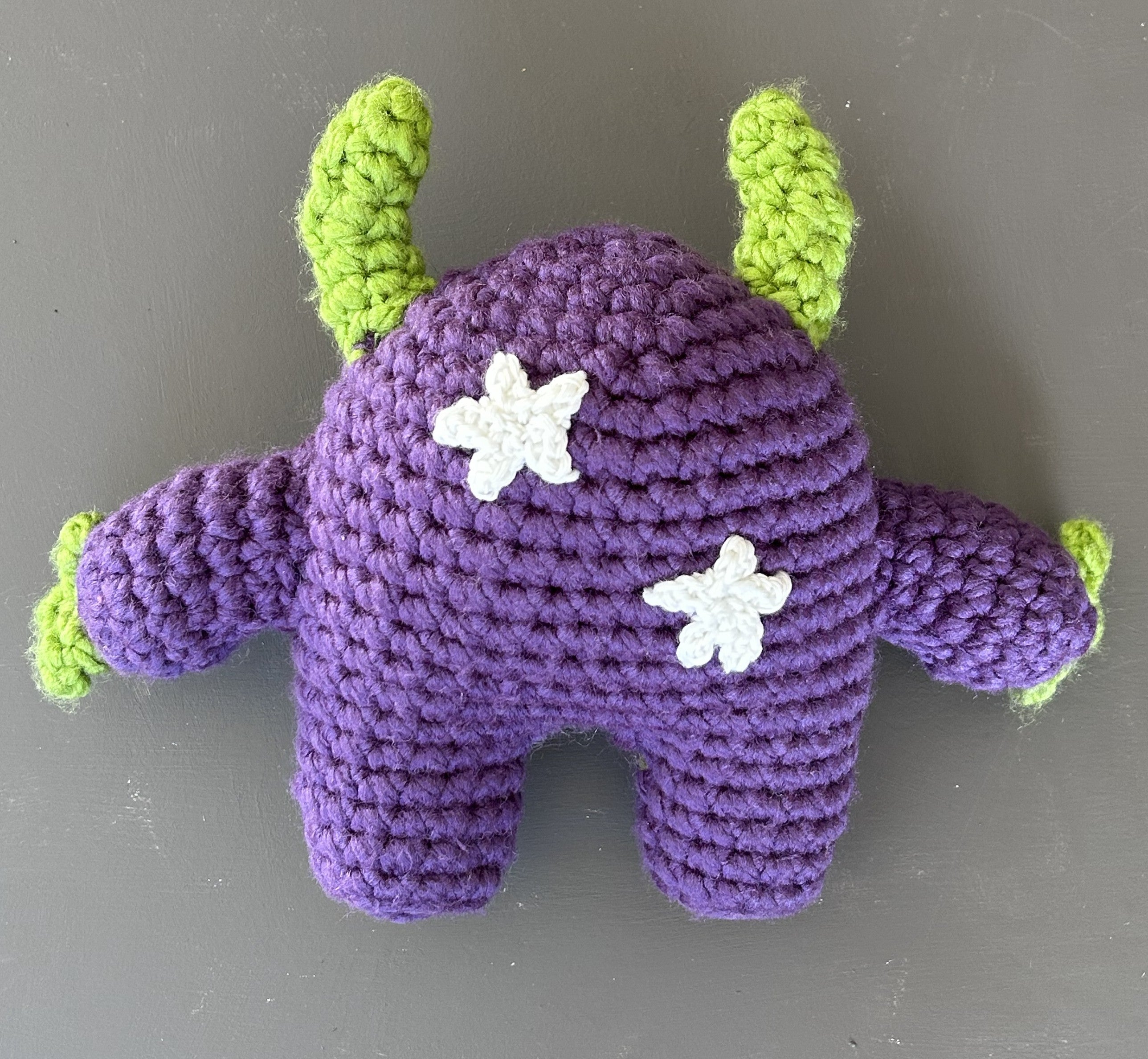 Monty the Comfort Monster with Glow Stars - Purple