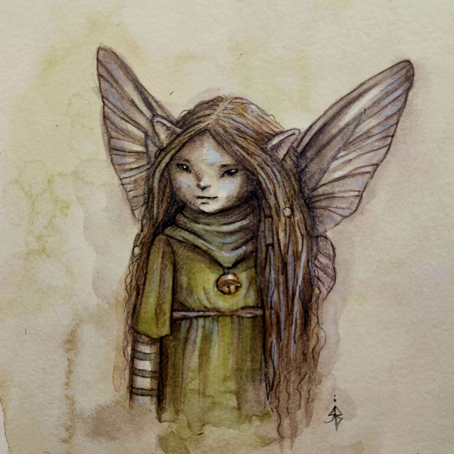 A6 Mini Art Print - Wee House Elf